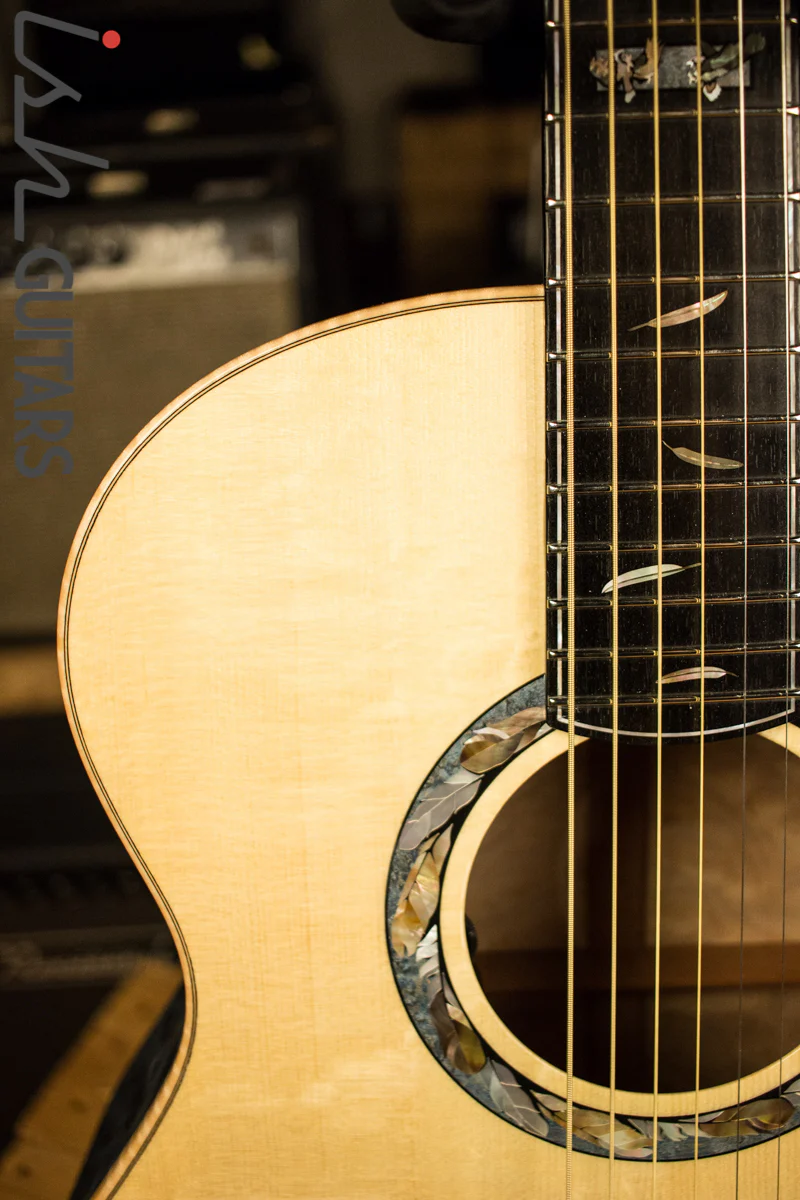 PRS Private Stock Angelus Acoustic Top Natural Blue Nightshade Back - Image 3