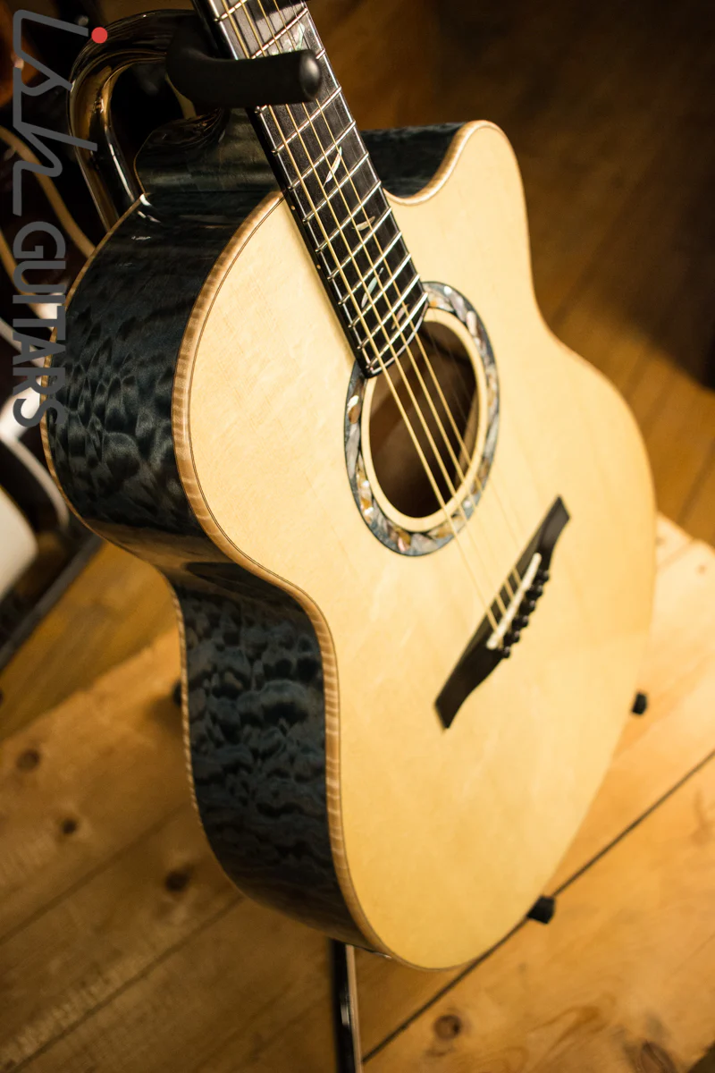 PRS Private Stock Angelus Acoustic Top Natural Blue Nightshade Back - Image 6