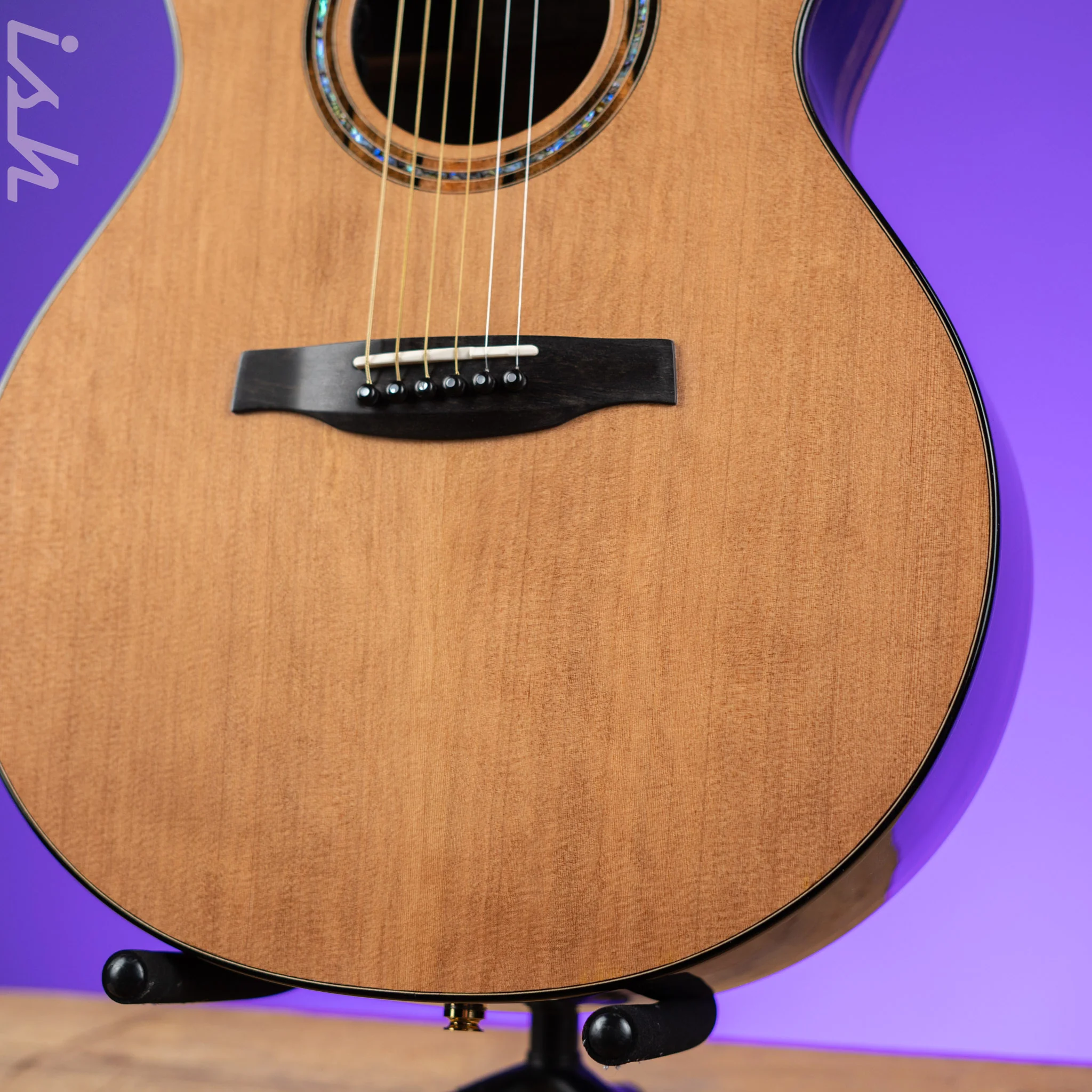 PRS Private Stock Angelus Cutaway Cedar Top Exotic Ebony Back Acoustic Guitar - Image 5
