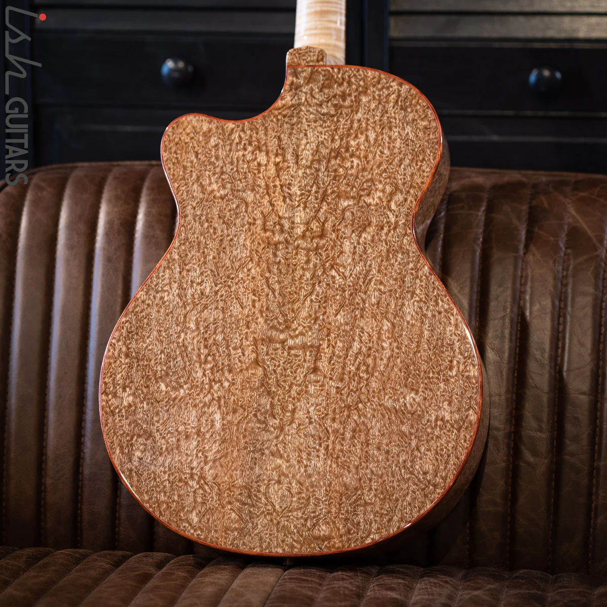 PRS Private Stock Angelus White Bubinga Pink Ivory Acoustic Guitar - Image 14