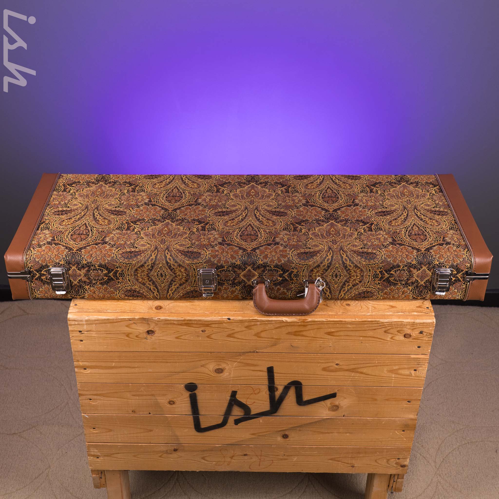PRS Private Stock Brown Paisley Hardshell Guitar Case - B-Stock - Image 2