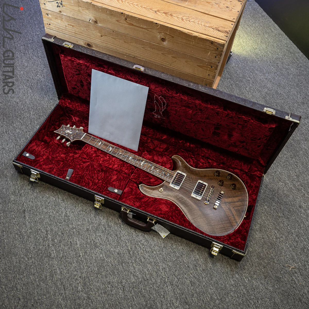 PRS Private Stock McCarty 594 Figured Walnut/Roasted African Mahogany - Image 16