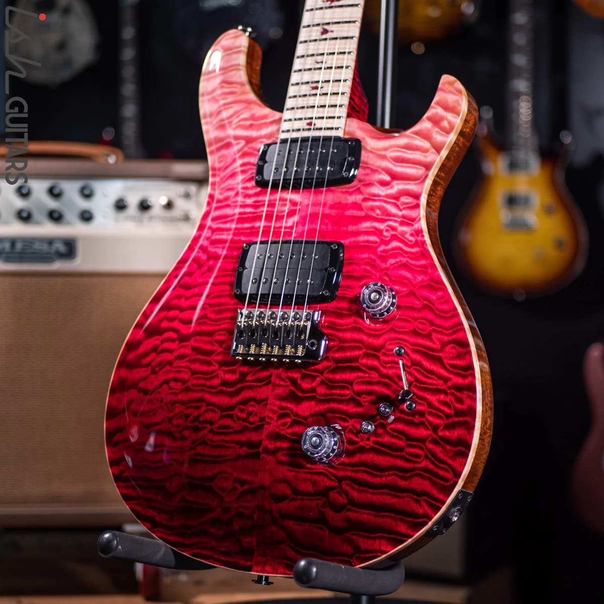 PRS Private Stock Custom 24 408 Graveyard Red Fade - Image 3