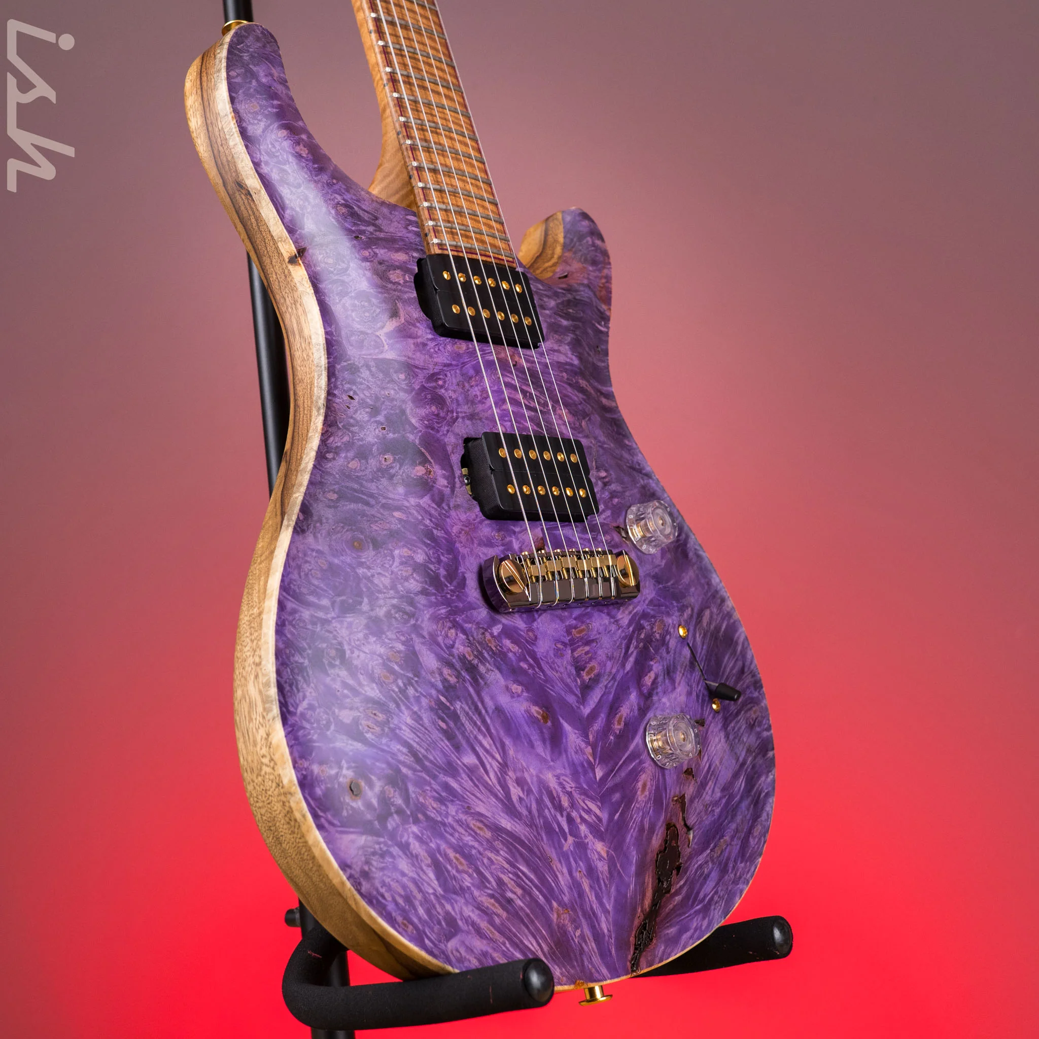 PRS Private Stock Custom 24 Buckeye Burl Violet - Image 3