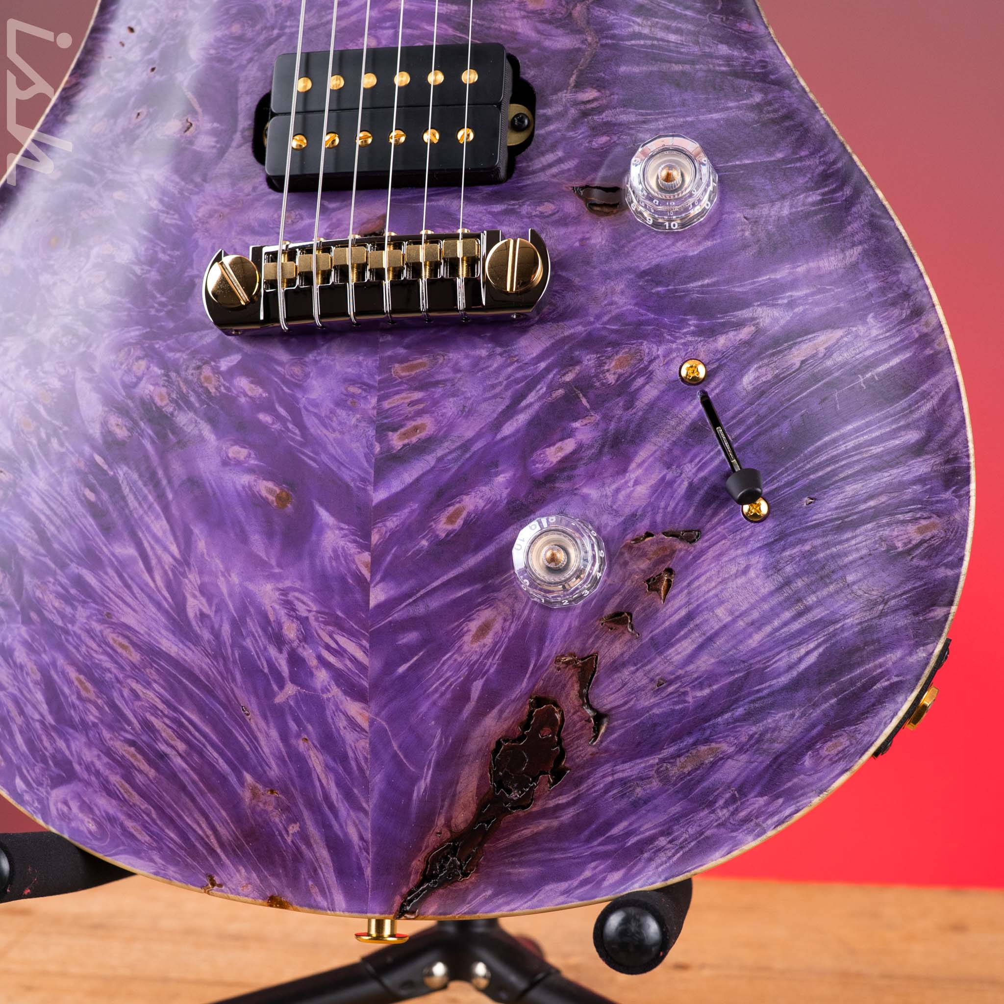 PRS Private Stock Custom 24 Buckeye Burl Violet - Image 5