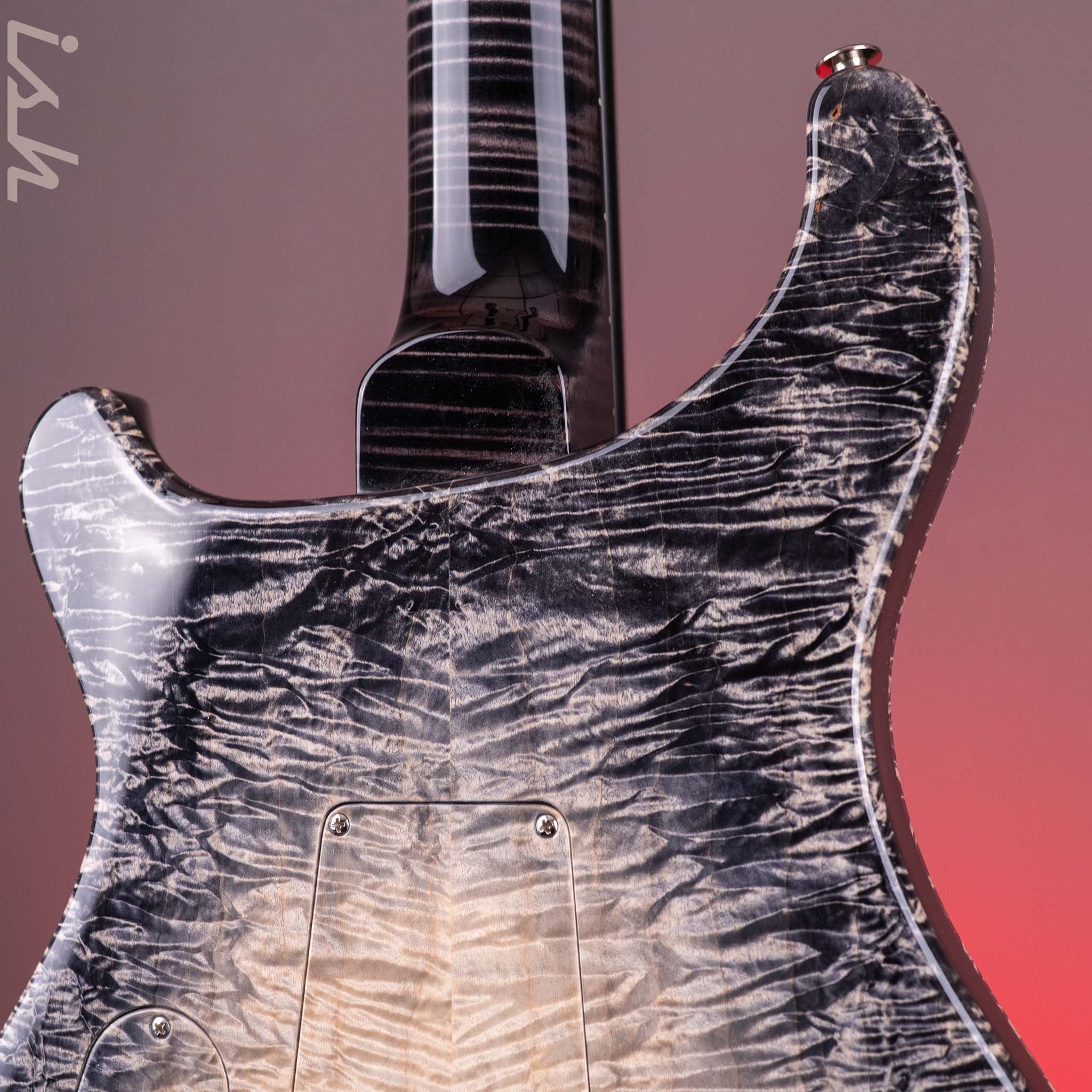 PRS Private Stock Custom 24 Curly Silver Maple Frostbite Glow - Image 11