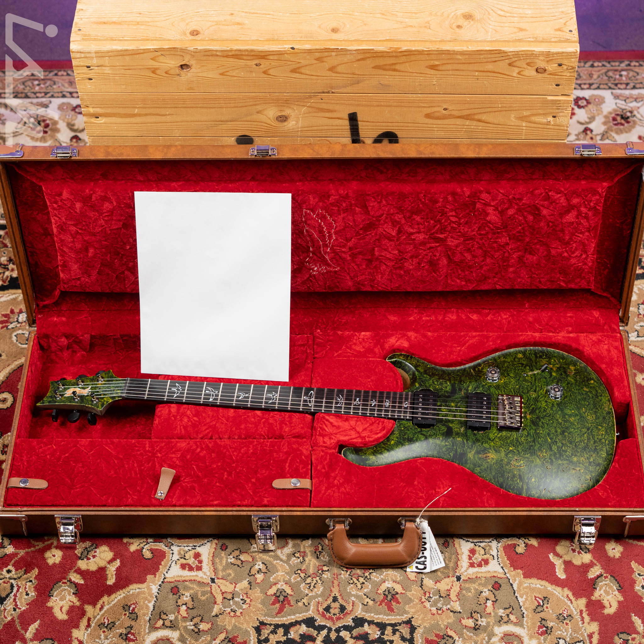 PRS Private Stock Custom 24 Hardtail Rainforest Green Satin - Image 12