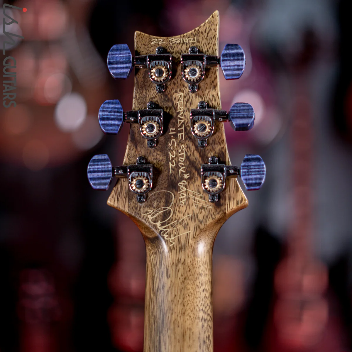 PRS Private Stock Custom 24 Multi-scale 6-String Purple Reverse Glow Satin - Image 11