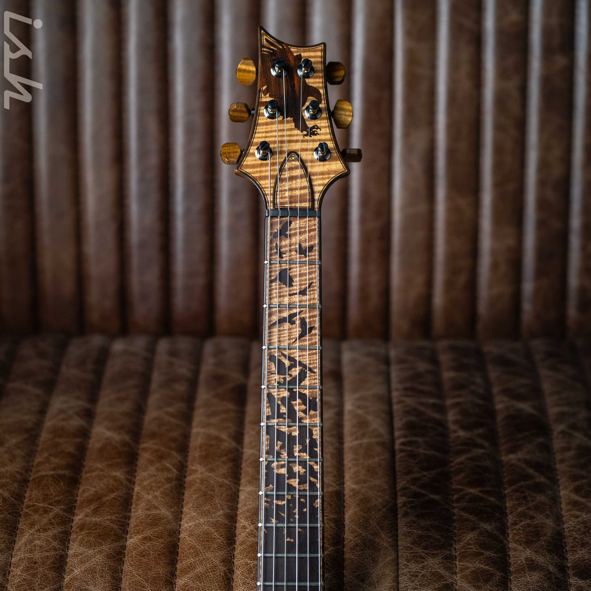 PRS Private Stock Custom 24 Piezo Stoptail 'Opaque Study' Olive Drab Green - Image 5