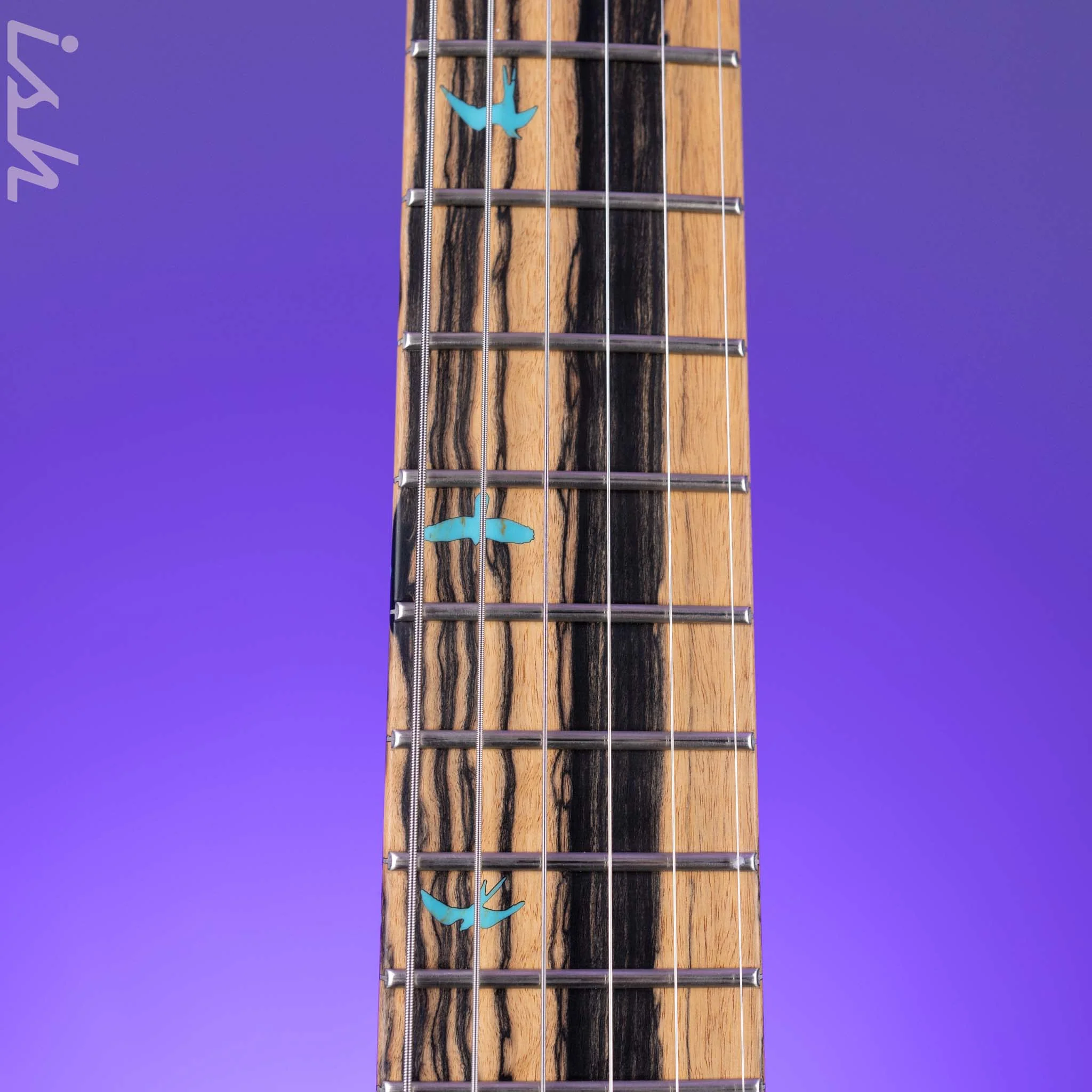 PRS Private Stock Custom 24 Piezo Zebrawood & Pale Moon Ebony - Image 5