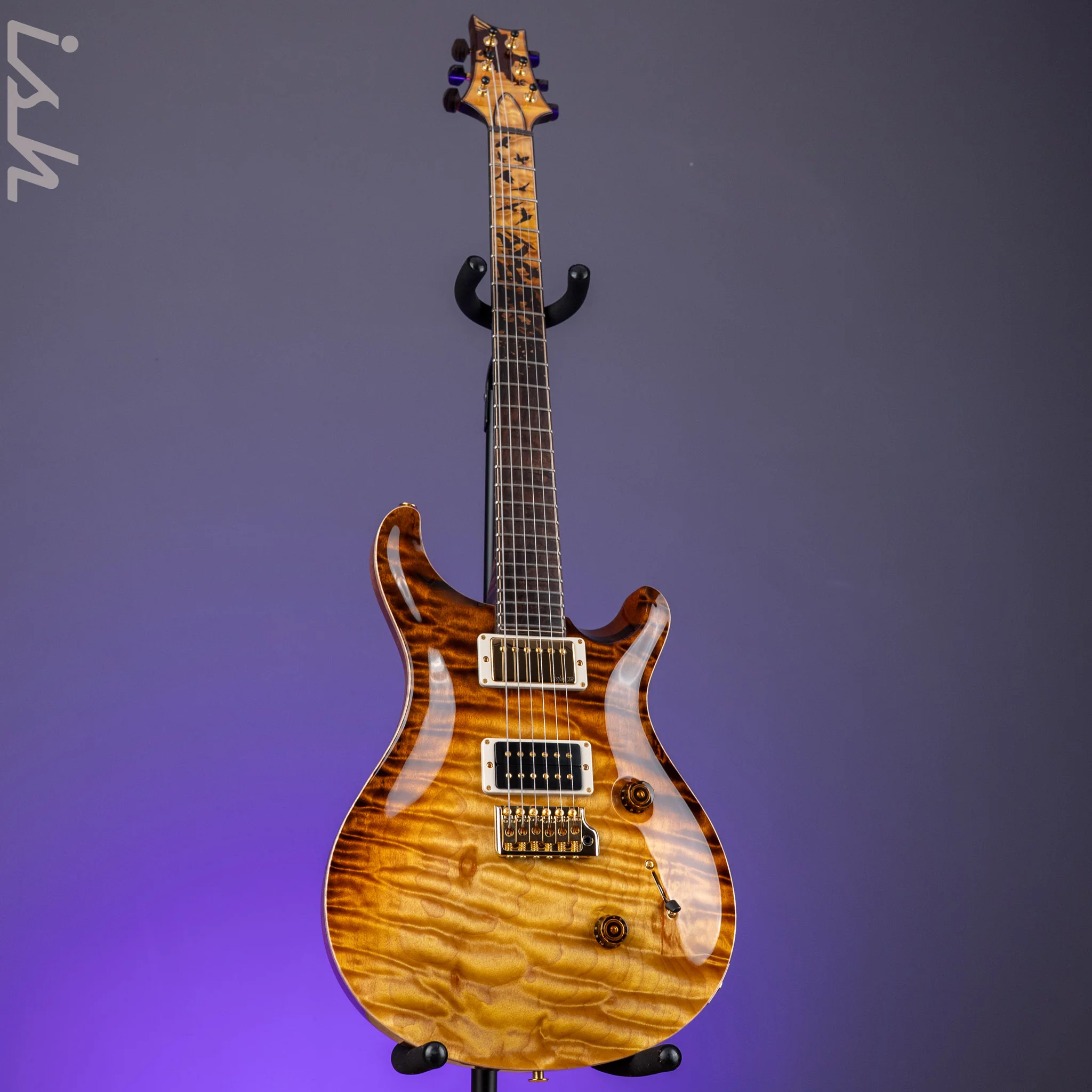 PRS Private Stock Custom 24 One-Piece Top Sandstorm Dragon's Breath - Image 3