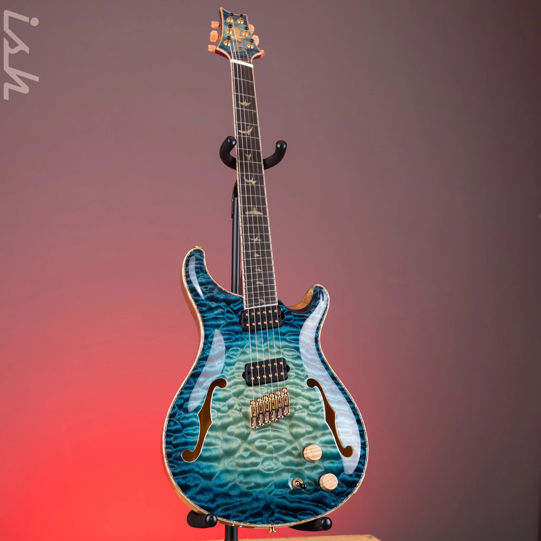 PRS Private Stock Custom 24 Semi-Hollow Multiscale Sub-Zero Glow #9999 - Image 2