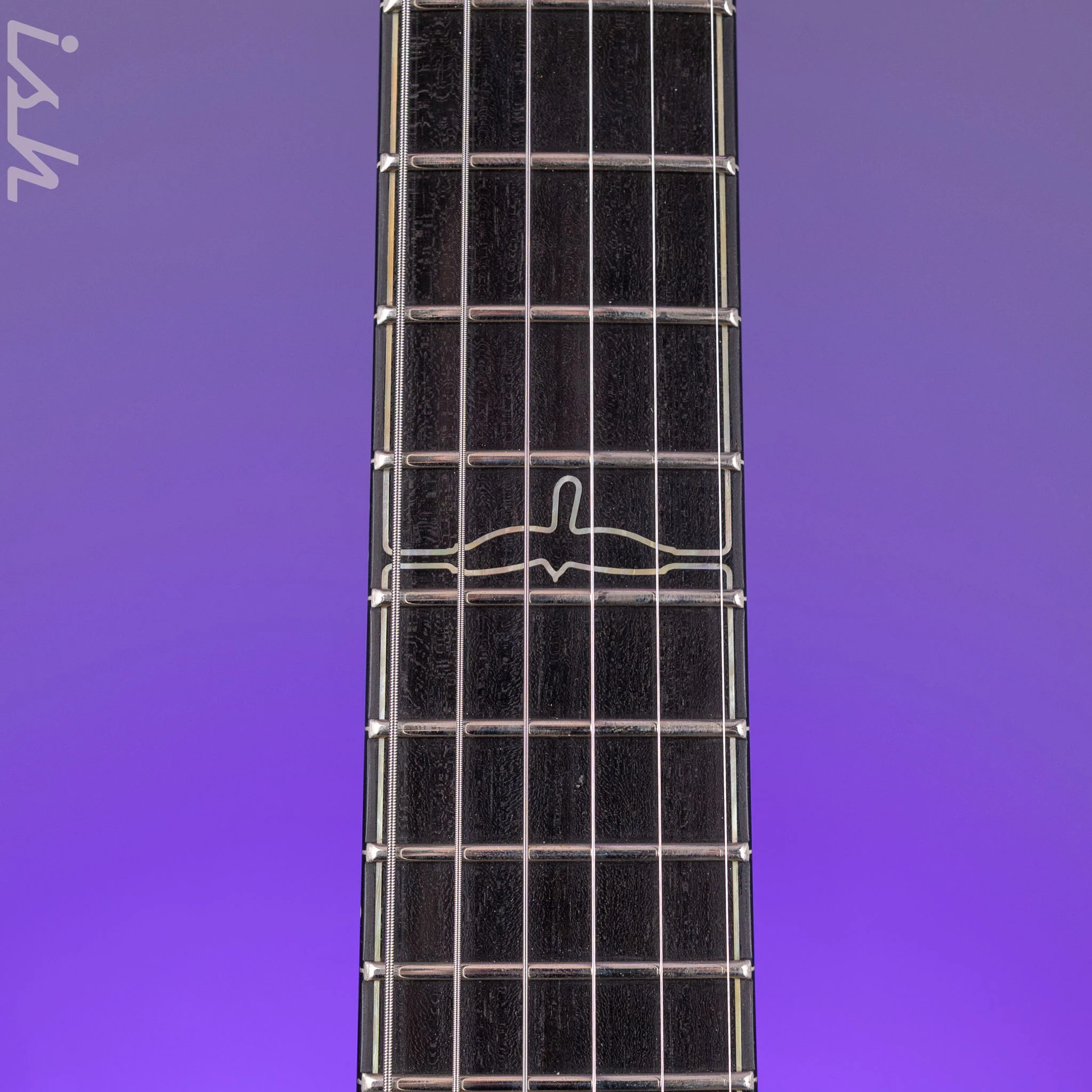 PRS Private Stock Custom 24 Semi-Hollow Stoptail Pale Moon Ebony - Image 7