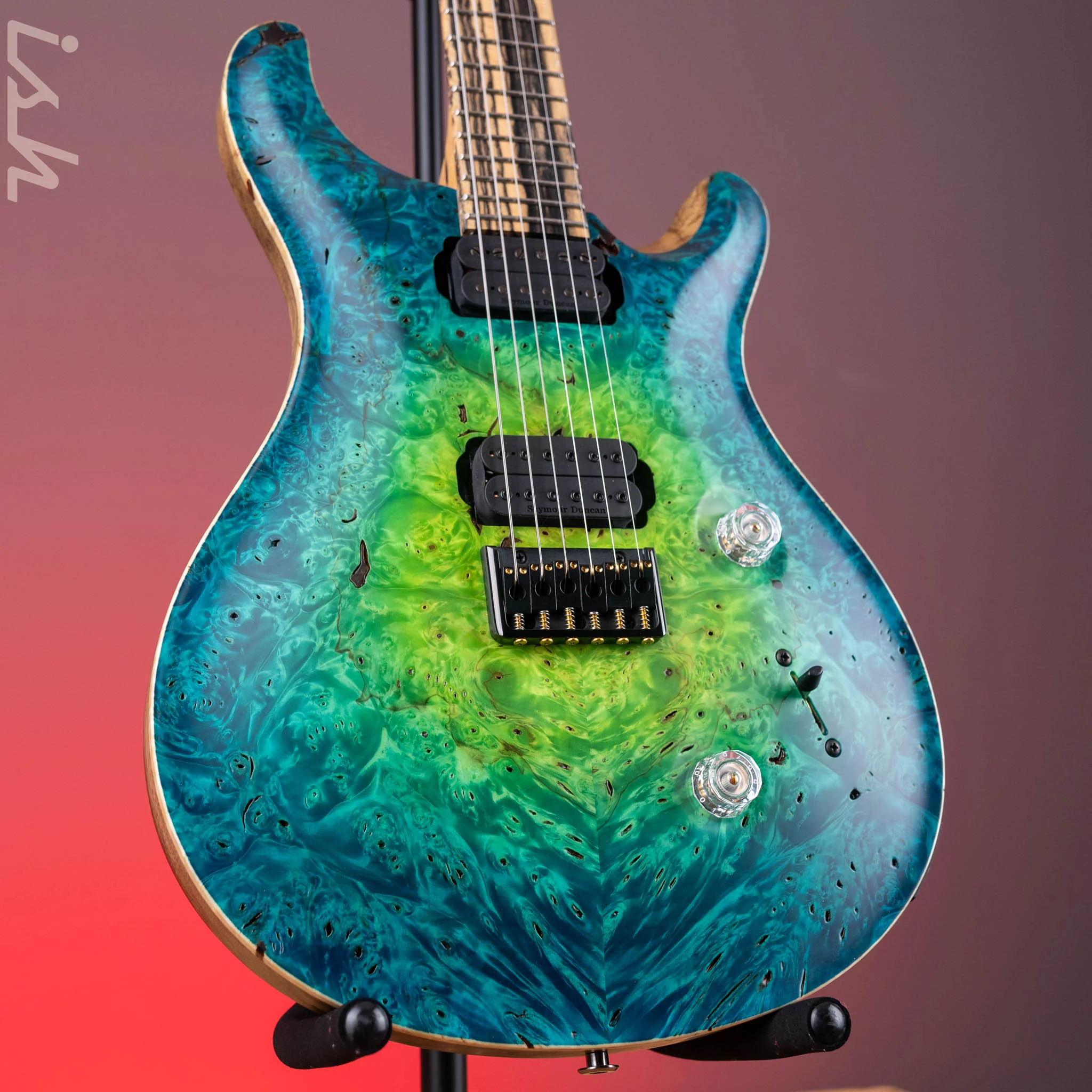 PRS Private Stock Holcomb Buckeye Burl Laguna Glow