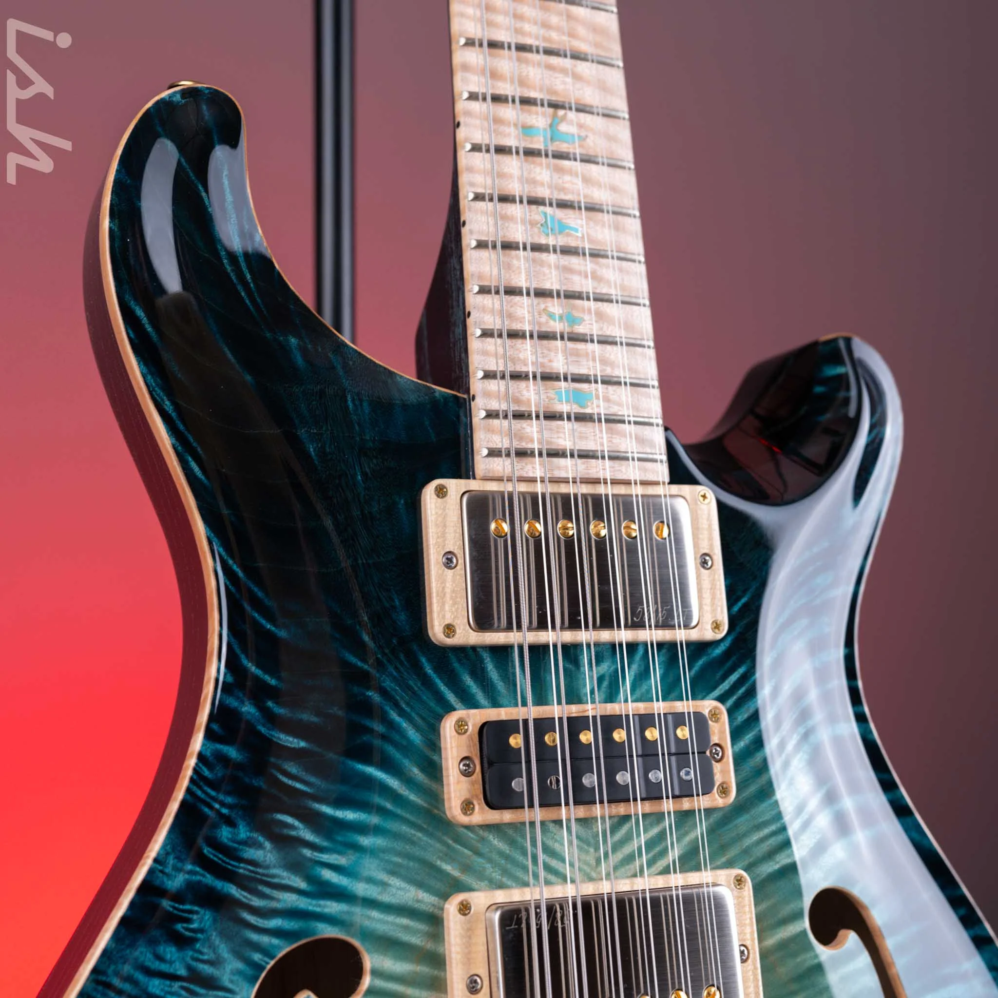 PRS Private Stock Hollowbody I 12-String Sub-Zero Glow - Image 3