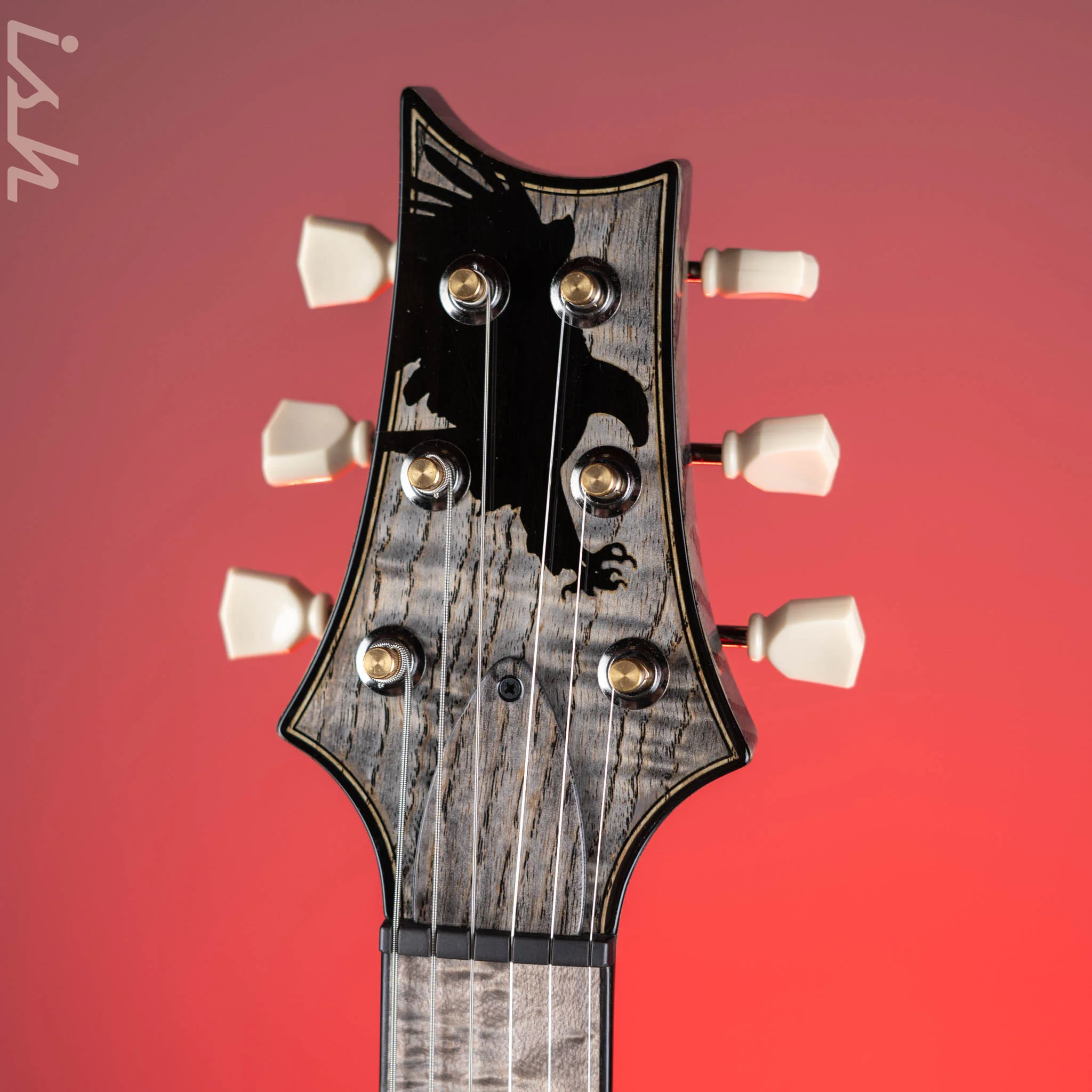 2021 PRS Private Stock Hollowbody II Piezo 24 Fret Swamp Ash Grey Wash - Image 5