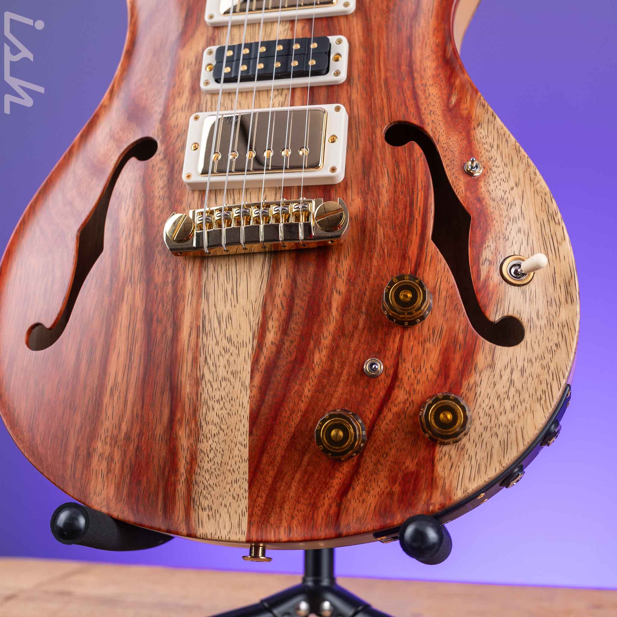 PRS Private Stock Hollowbody II Piezo Natural Padauk - Image 5
