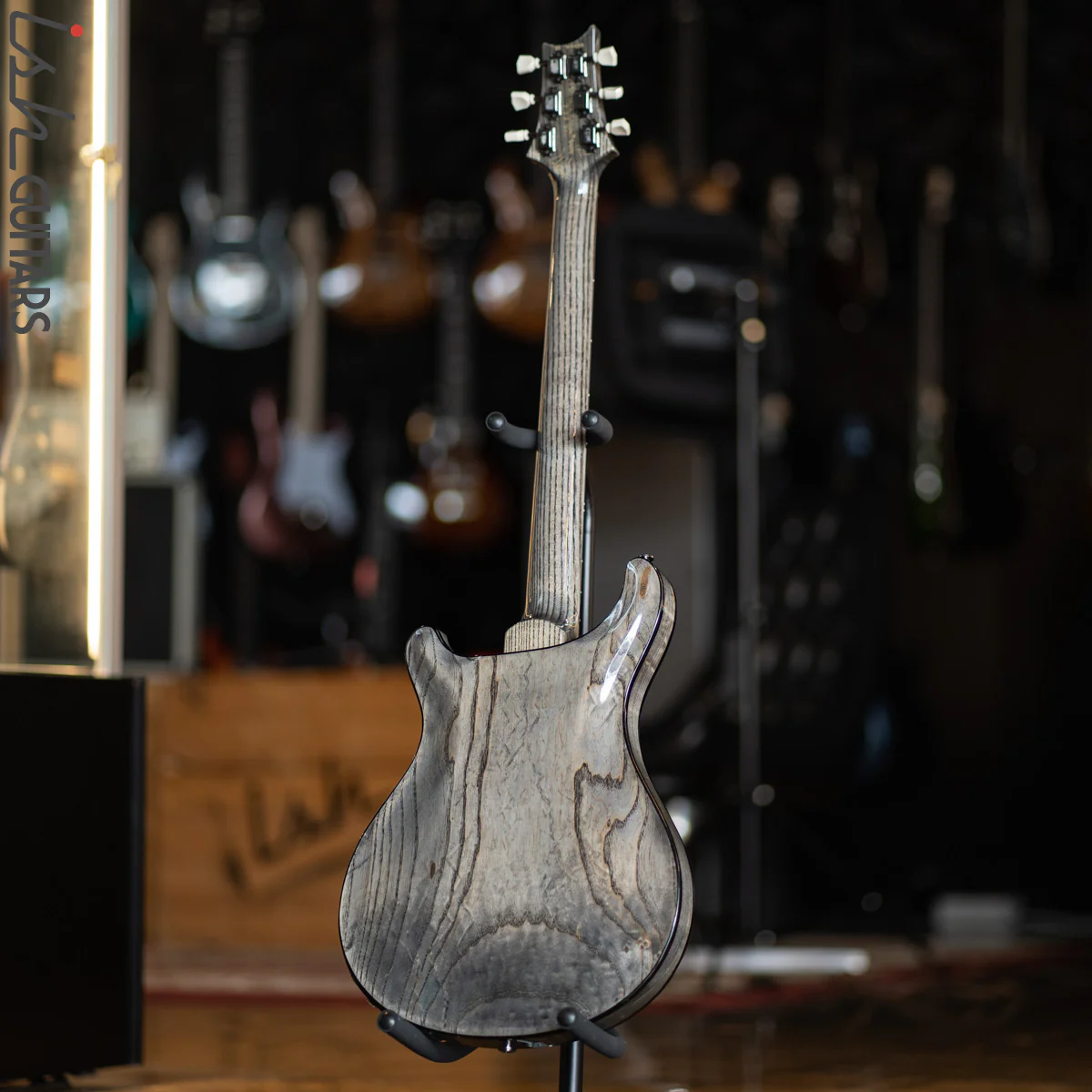 PRS Private Stock Hollowbody II Piezo 24 Fret Swamp Ash Grey Wash - Image 9