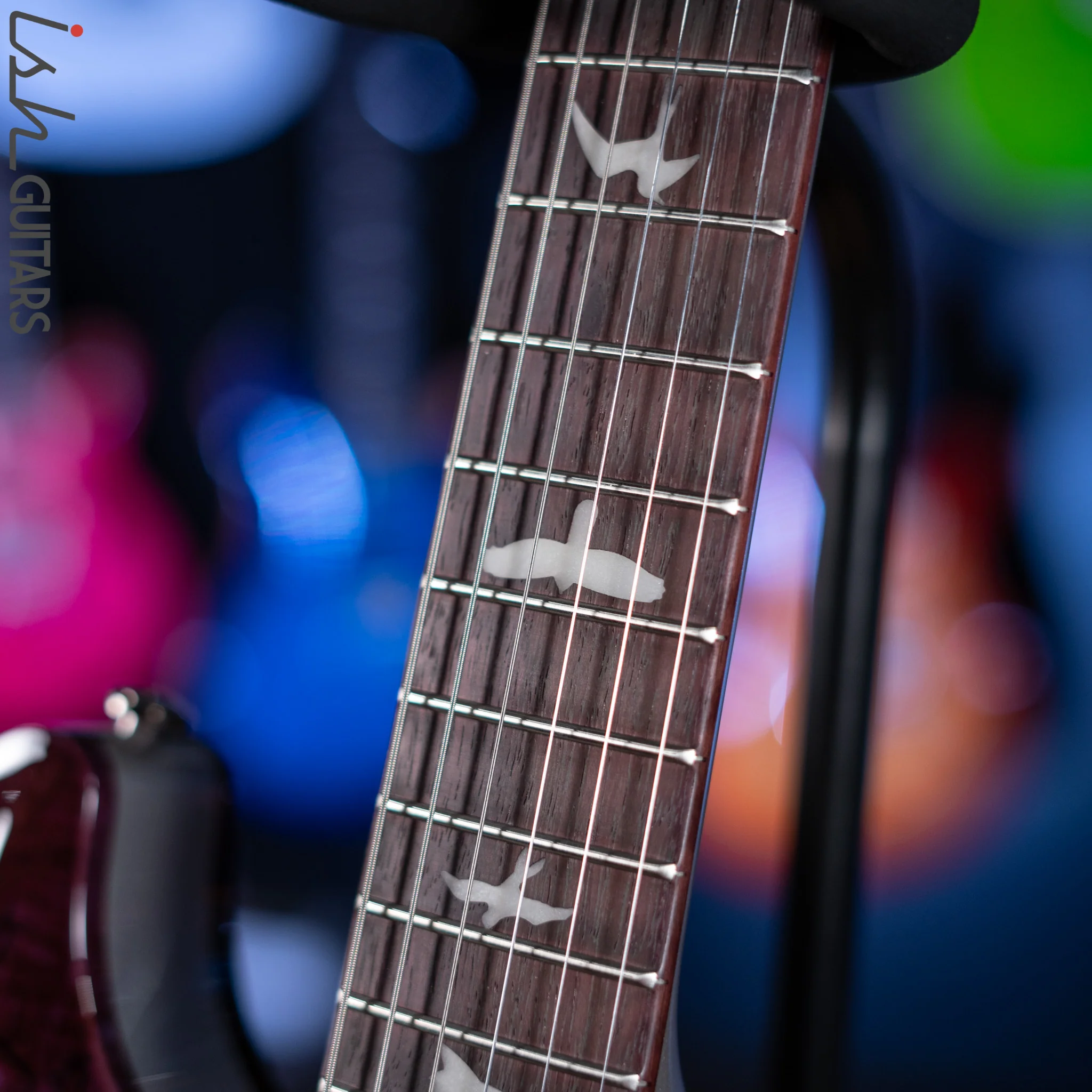 PRS Private Stock Hollowbody II Tremolo Piezo Spalted Maple Purple - Image 6