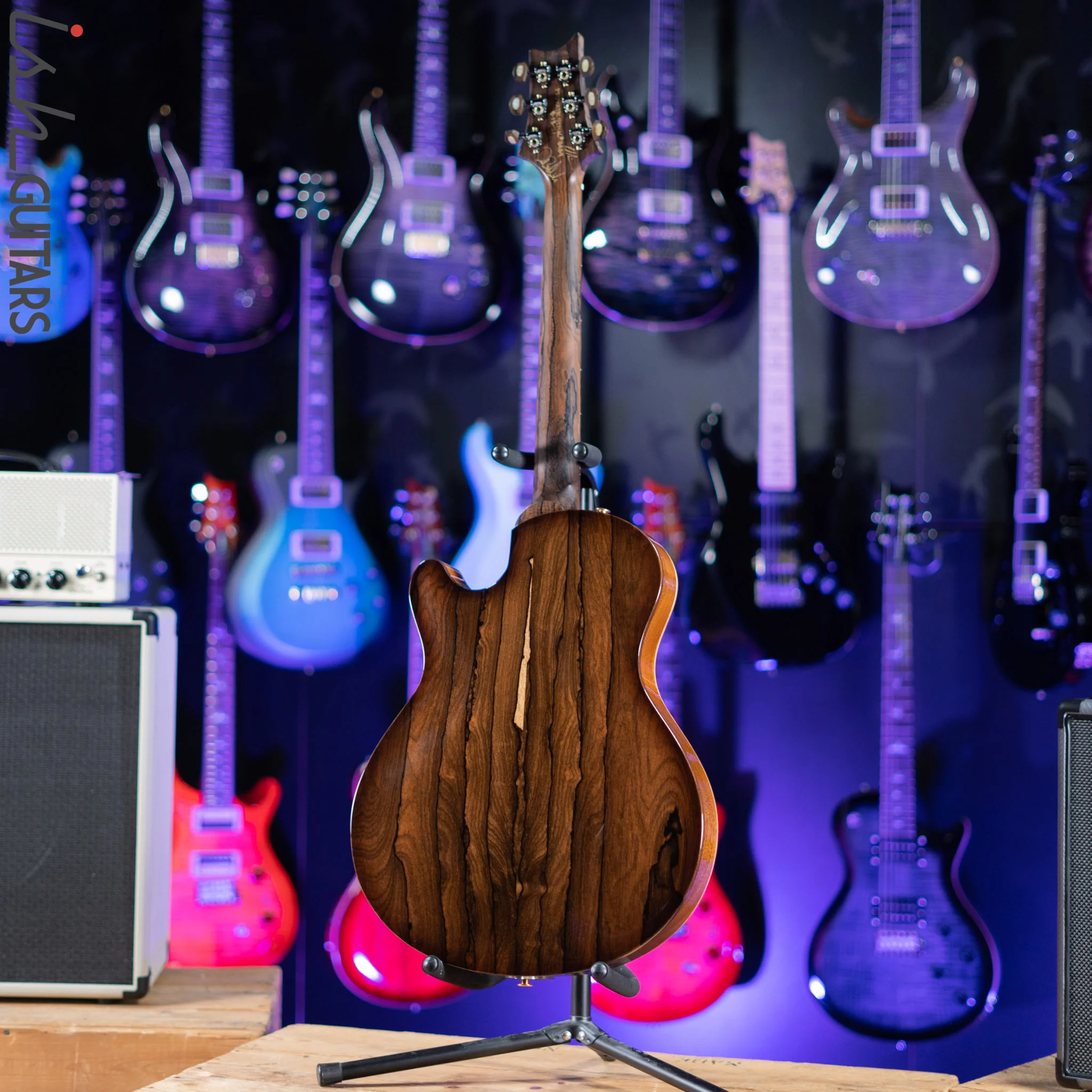 PRS Private Stock JA-15 Singlecut Archtop Natural Smoked Burst - Image 7