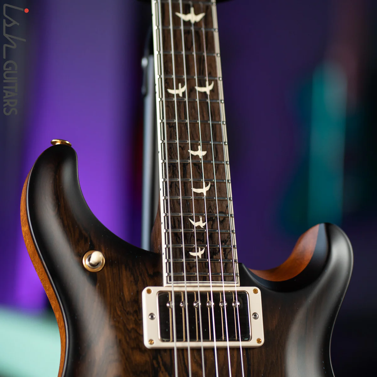 PRS Private Stock McCarty 594 Natural Ziricote with Smoked Burst Satin - Image 4