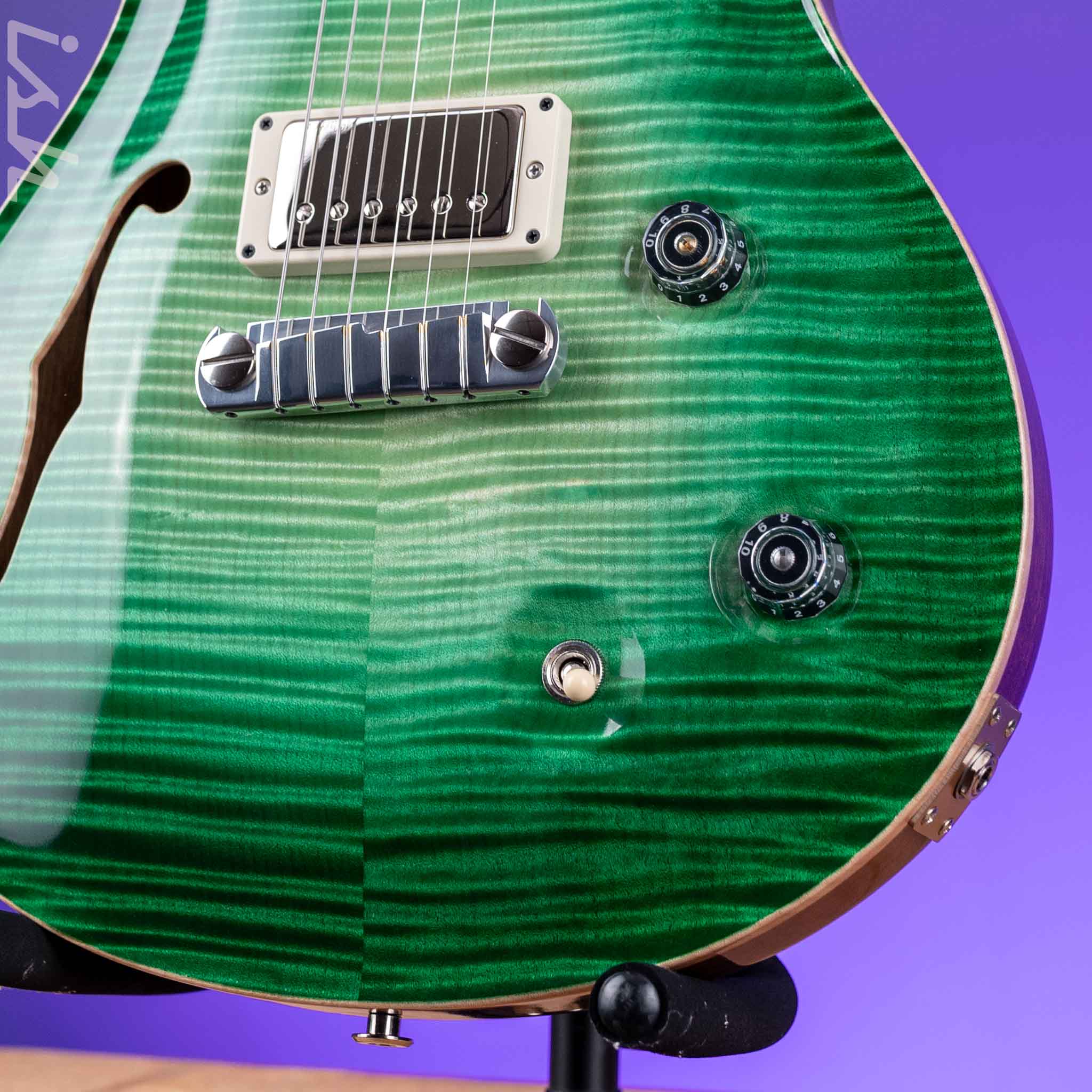 PRS Private Stock McCarty Semi-Hollow Emerald Green Glow - Image 4