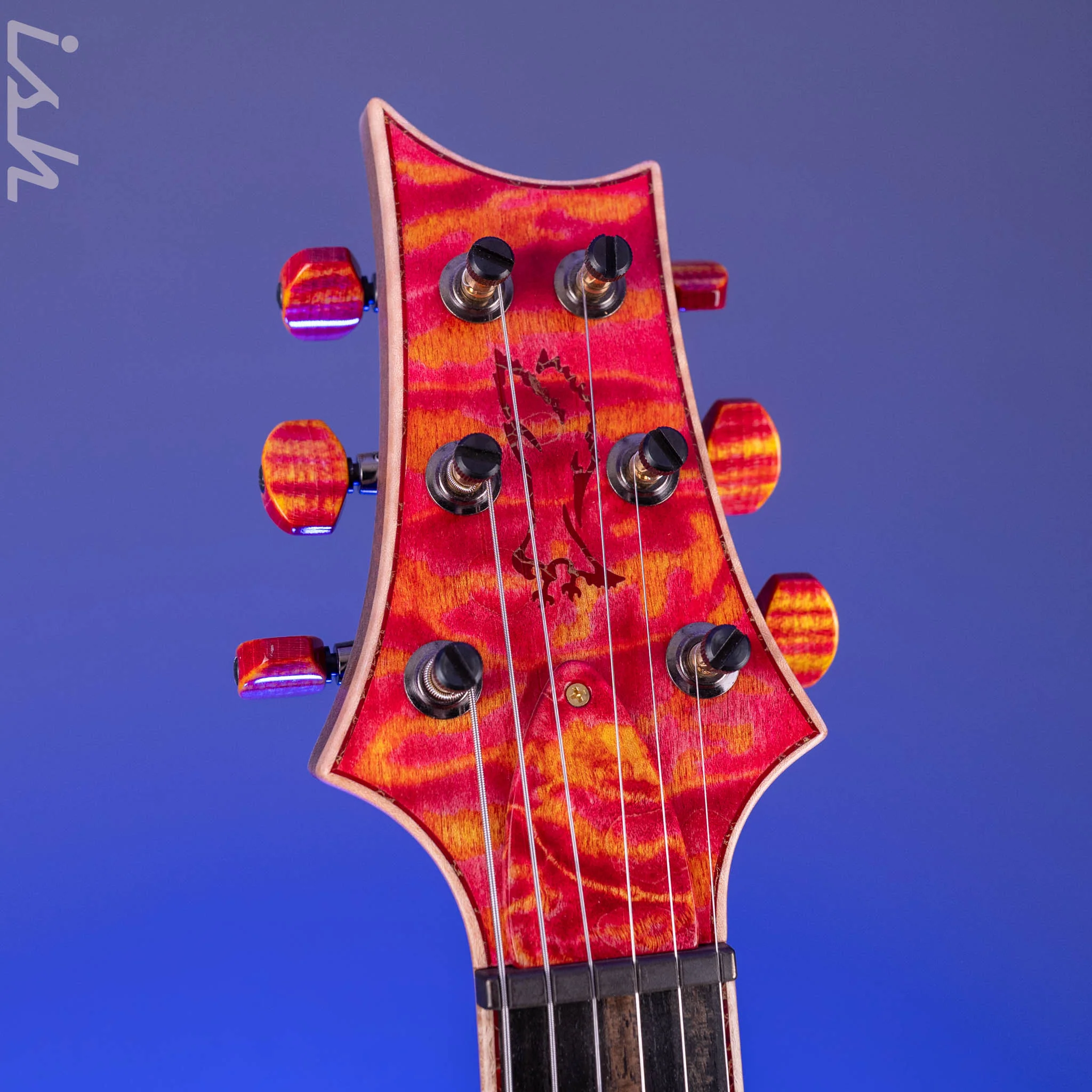 PRS Private Stock McCarty Singlecut 594 Raspberry Lemon Stripe - Image 7