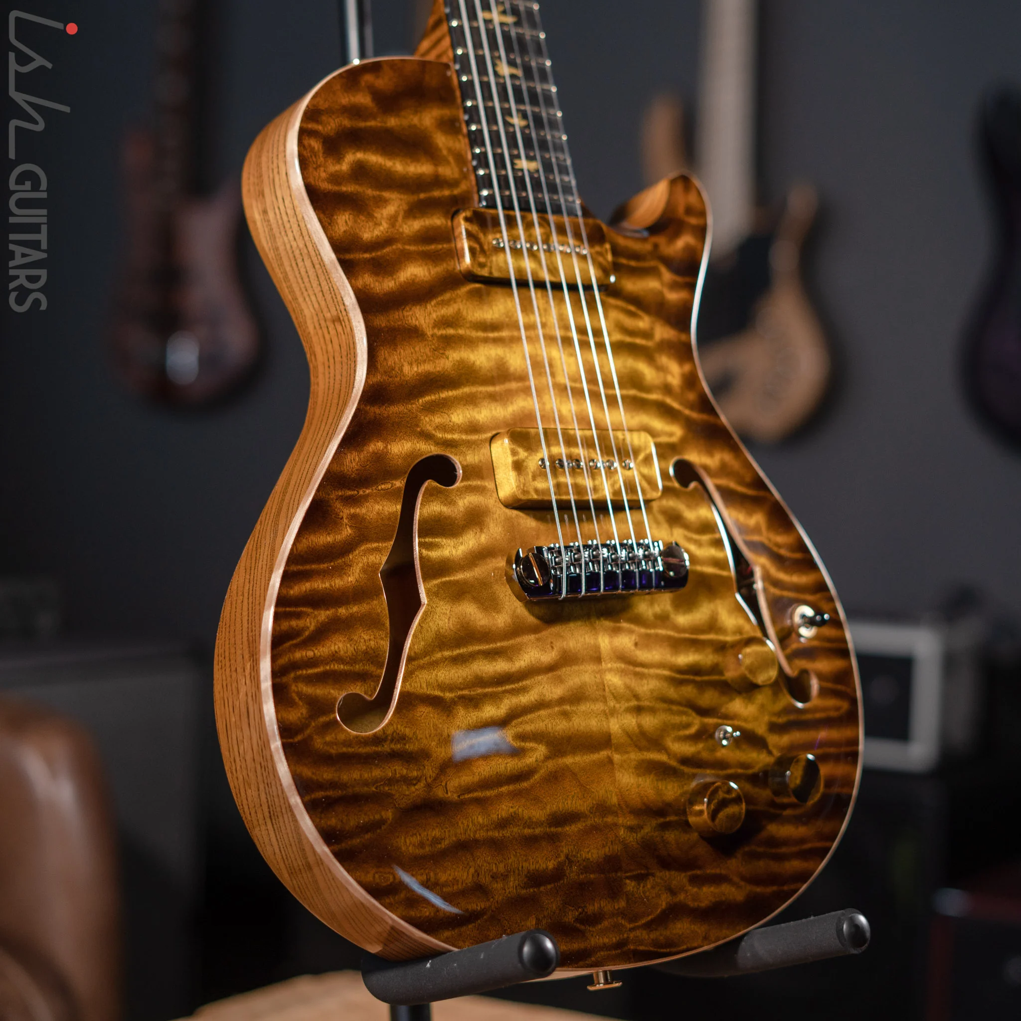 PRS Private Stock Singlecut Hollowbody II Piezo Dirty Blonde Glow - Image 7