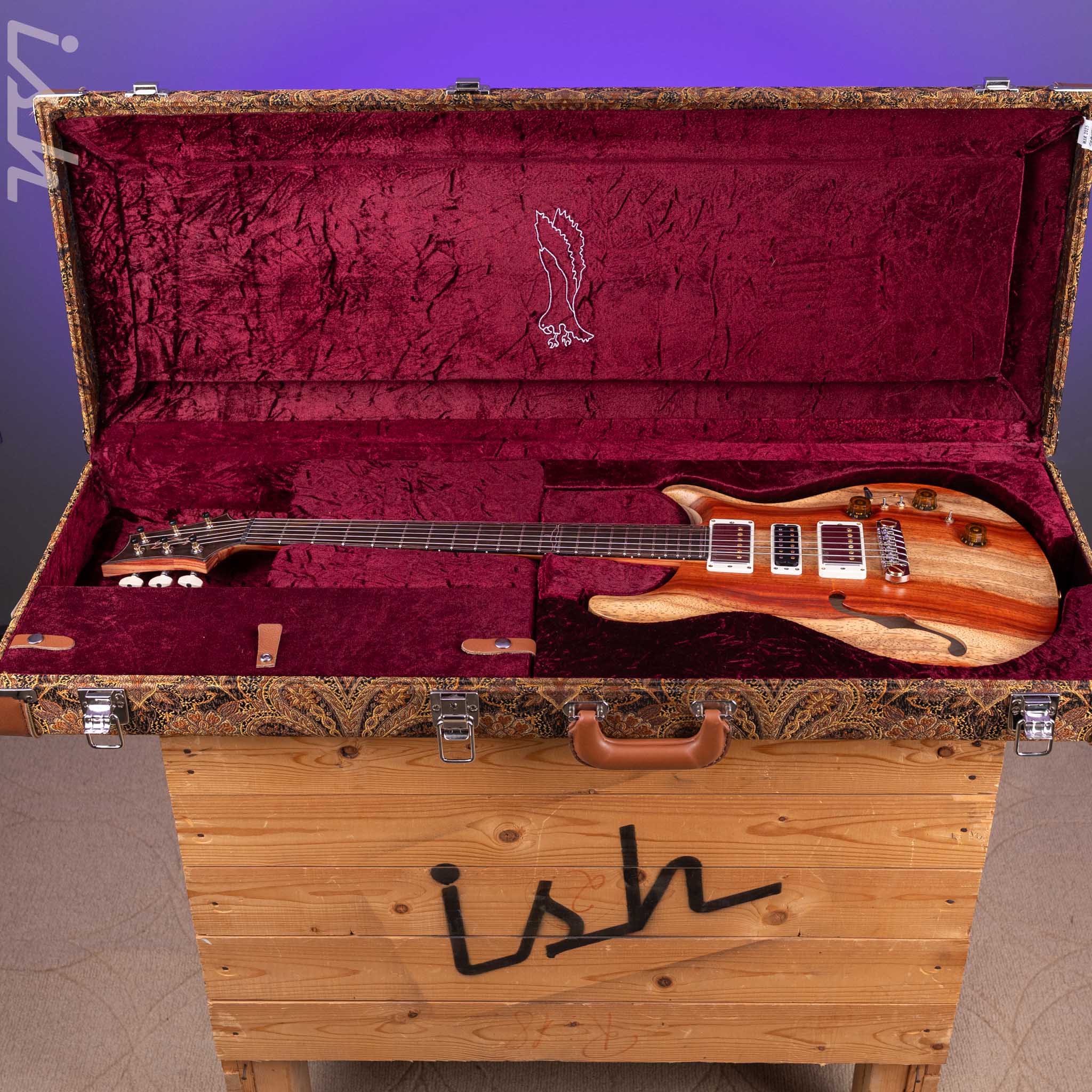 PRS Private Stock Special Semi-Hollow Piezo Padauk & Brazilian Rosewood - Image 16