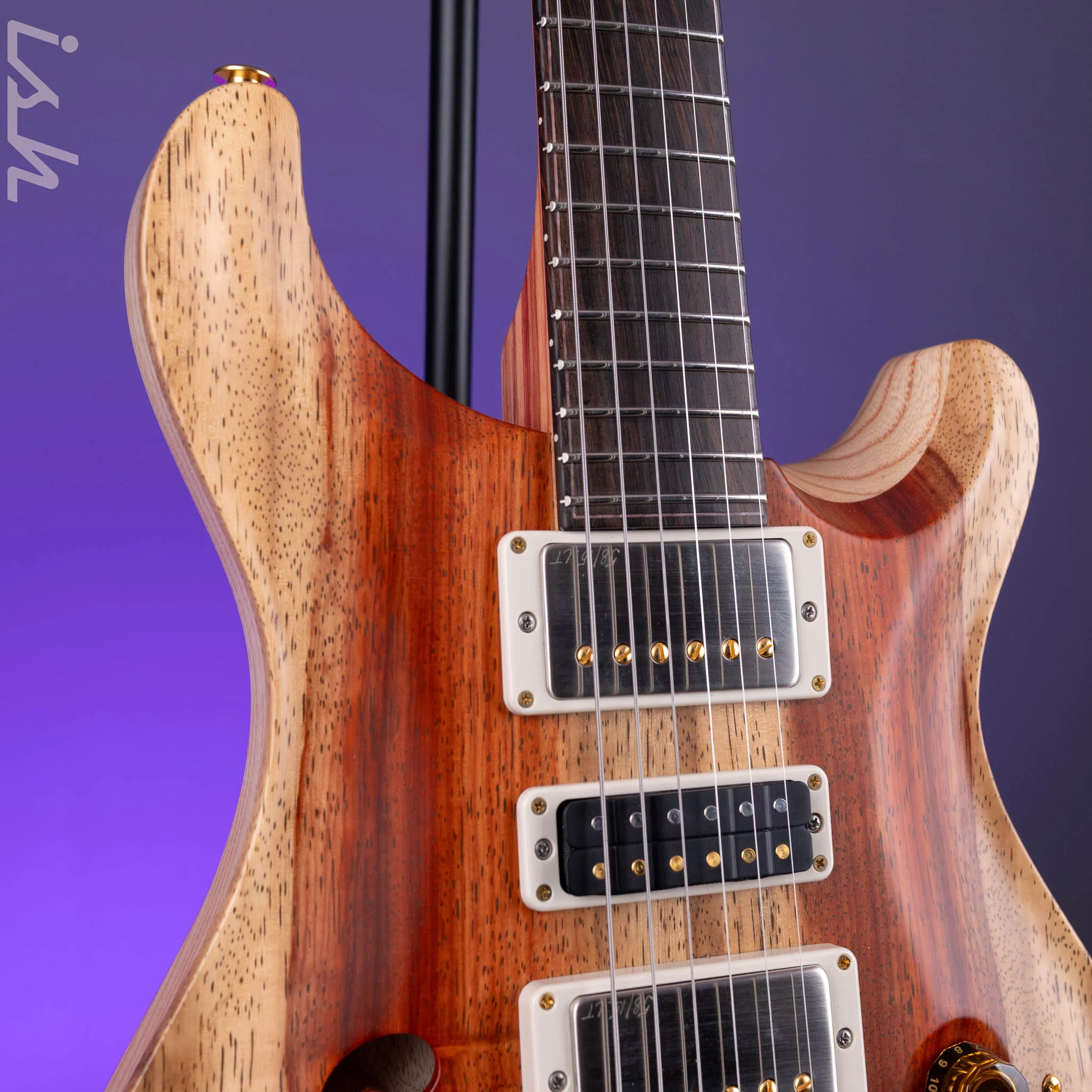 PRS Private Stock Special Semi-Hollow Piezo Padauk & Brazilian Rosewood - Image 4