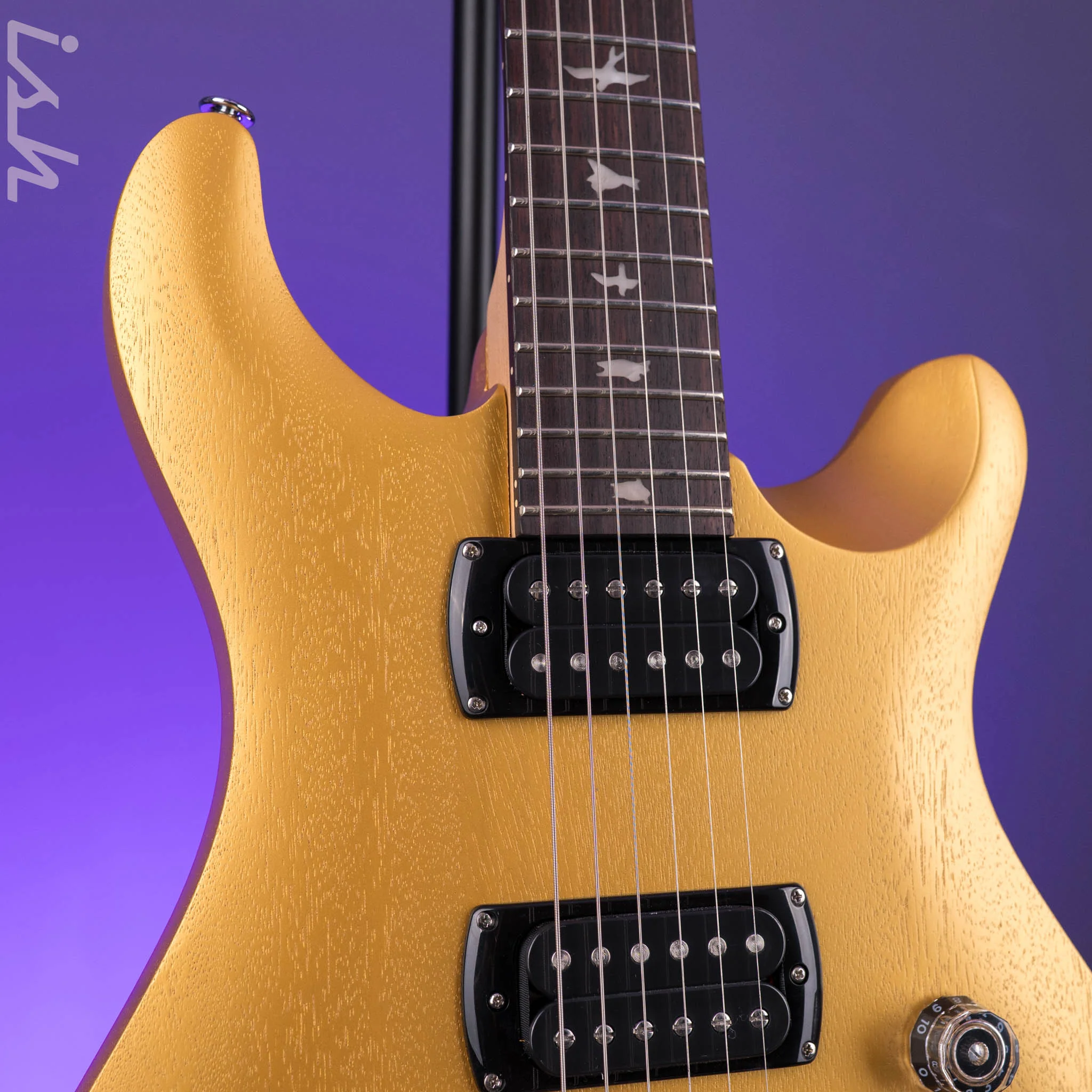PRS SE CE 24 Standard Stoptail Satin Metallic Gold - Image 4