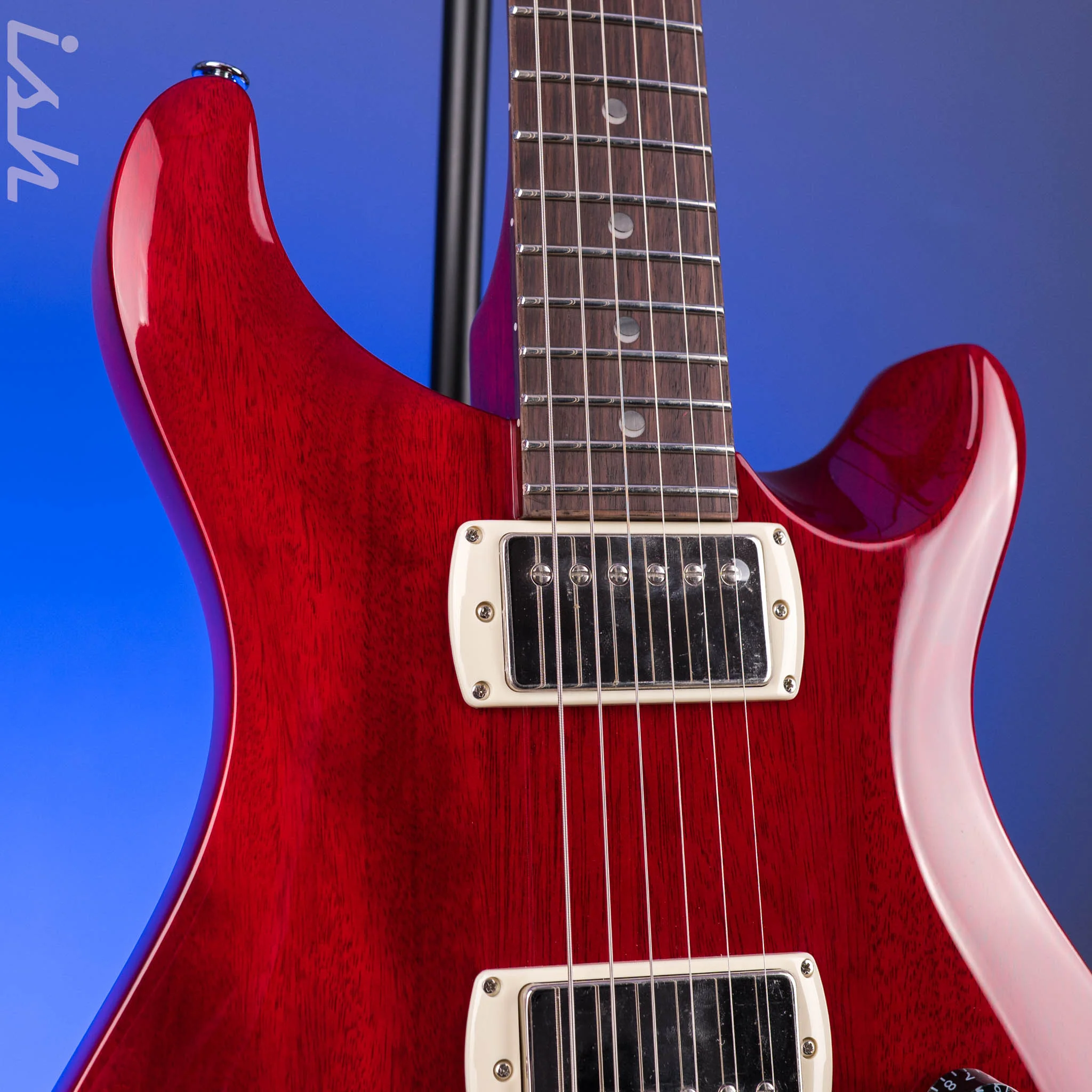 PRS SE DGT Standard Moon Inlay Vintage Cherry - Image 4