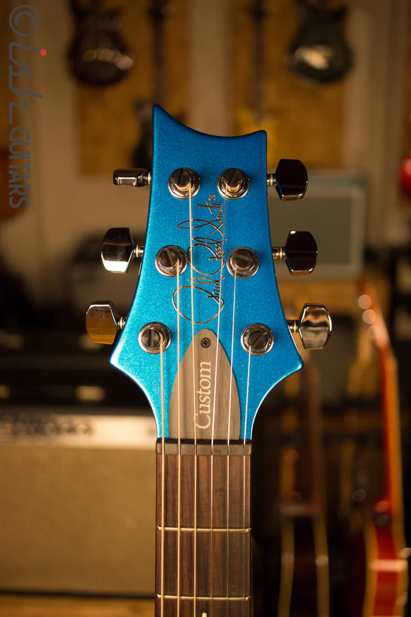 Paul Reed Smith PRS S2 Custom 22 Semi Hollow Custom Color of the Month Aqua Marine Firemist Birds - Image 5