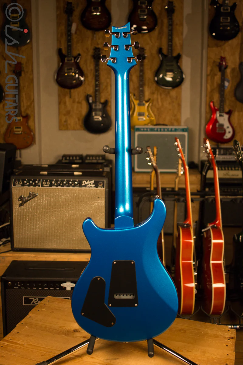 Paul Reed Smith PRS S2 Custom 22 Semi Hollow Custom Color of the Month Aqua Marine Firemist Birds - Image 8