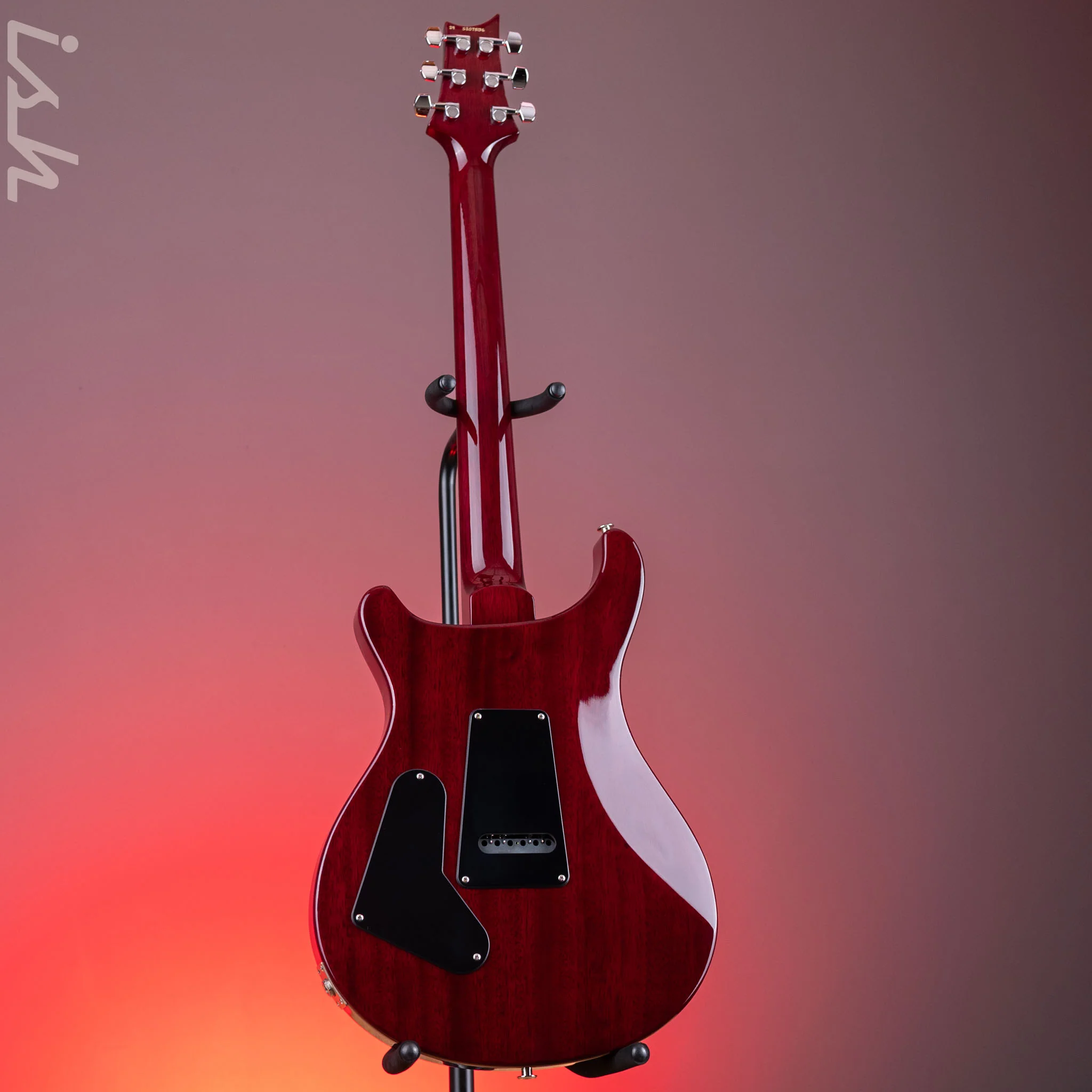 PRS S2 Custom 24-08 Electric Guitar Faded Grey Black Purple Burst - Image 6