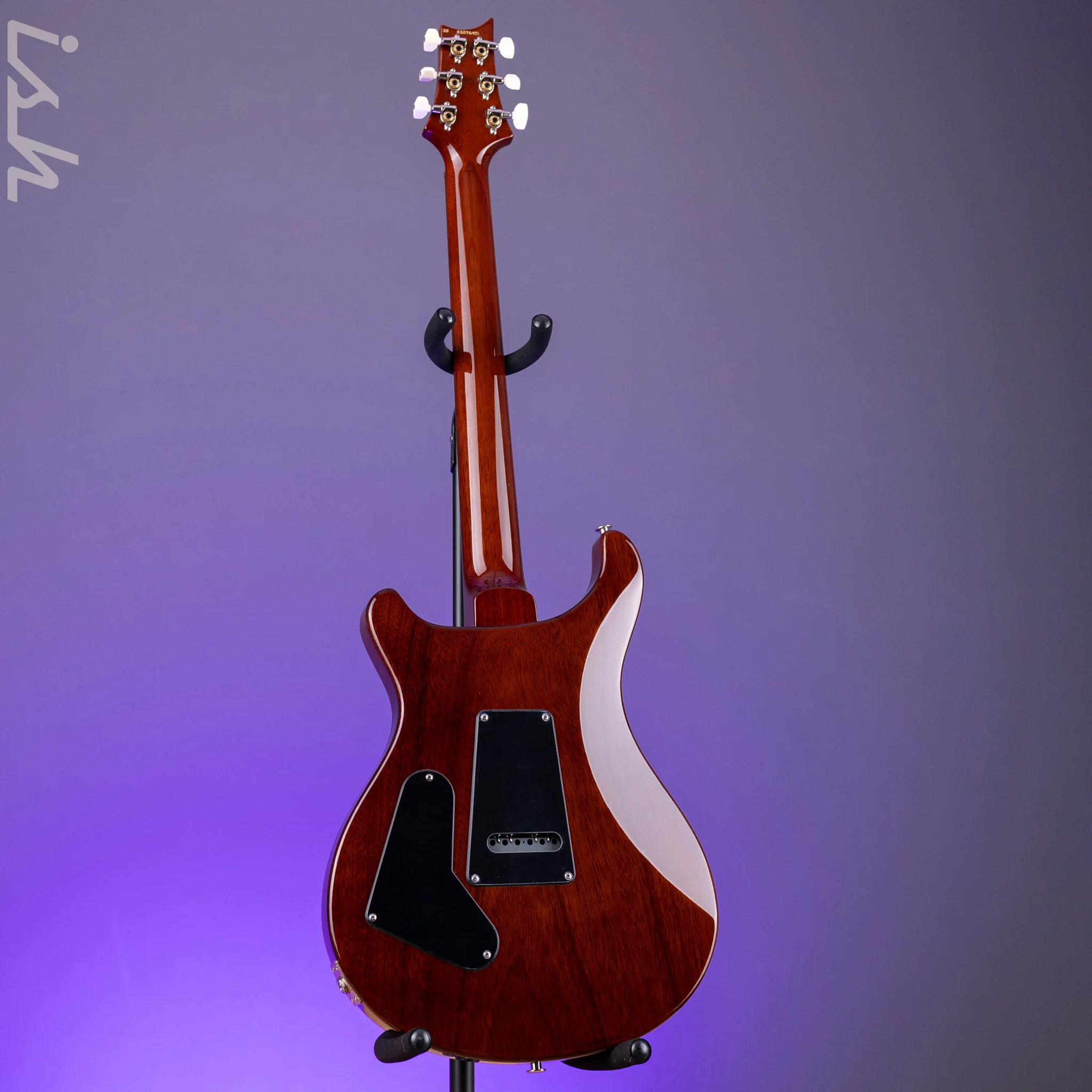 PRS S2 Custom 24-08 Quilt Amber Sunburst Ebony Fretboard - Image 7