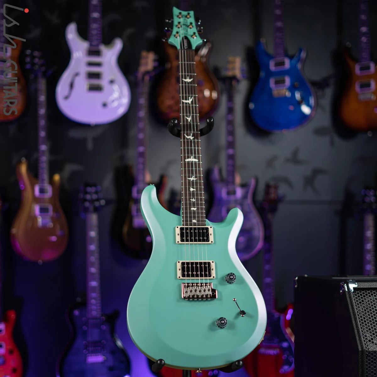 PRS S2 Custom 24 Custom Color Metallic Satin Seafoam Green Demo - Image 2