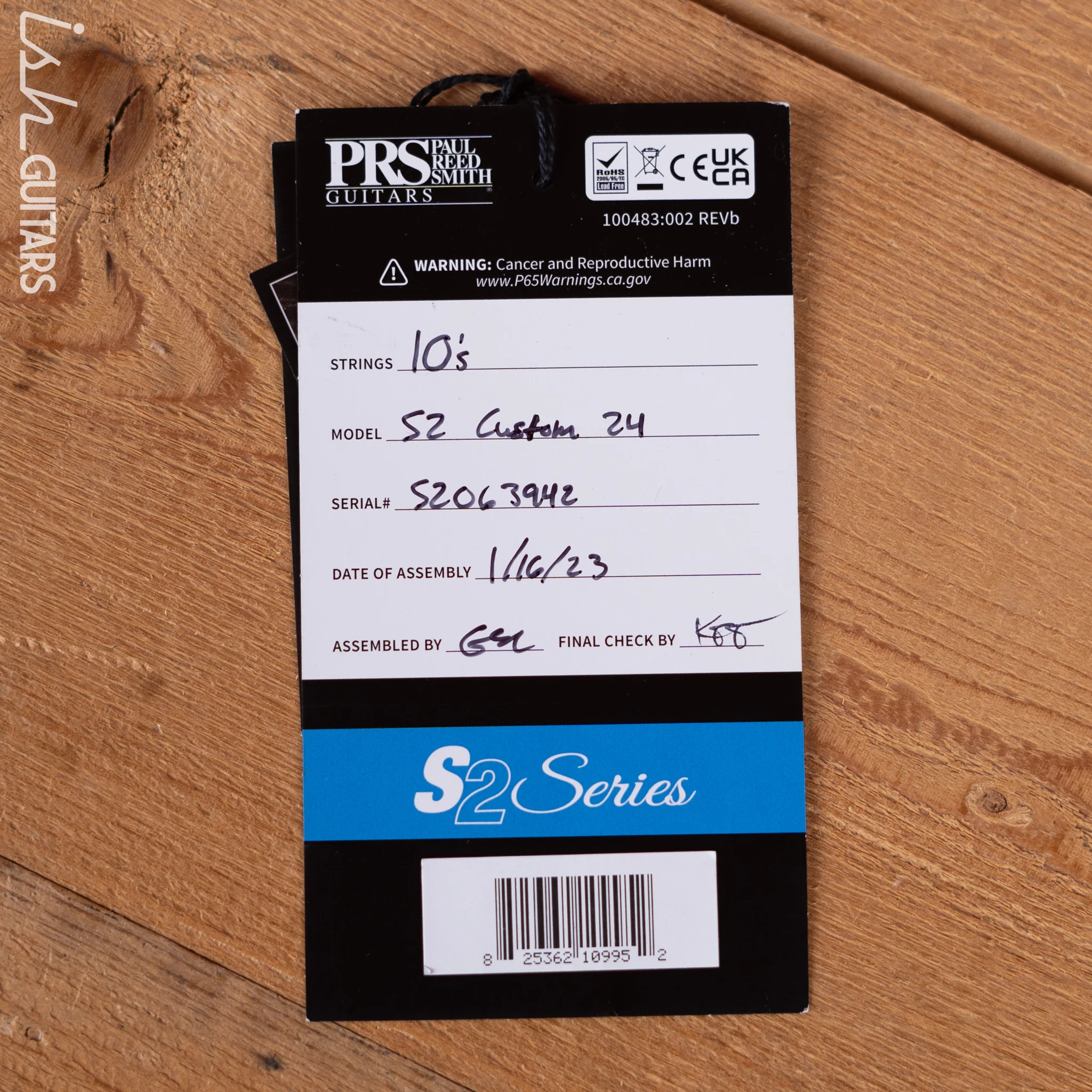 PRS S2 Custom 24 Electric Guitar Eriza Verde - Image 12