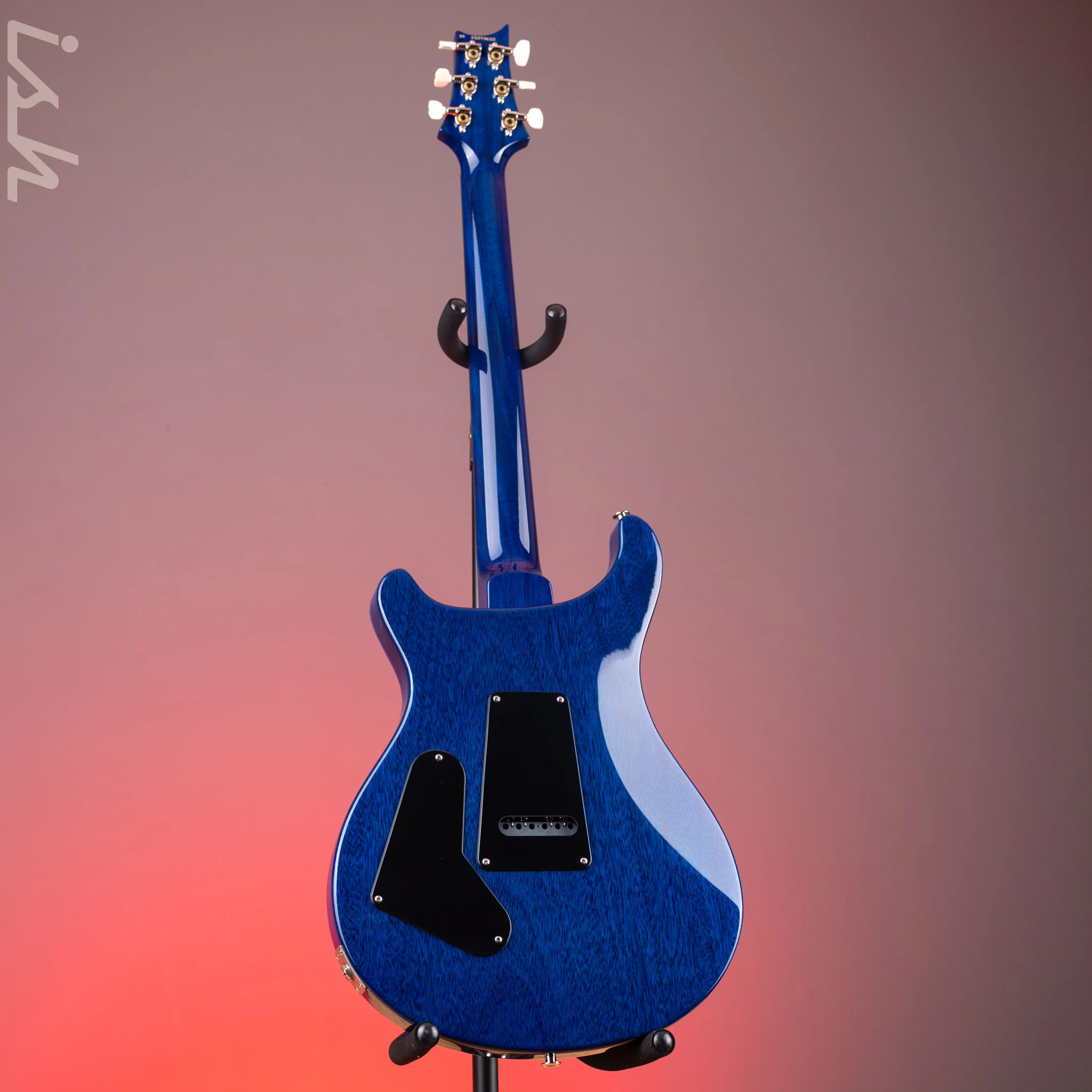 PRS S2 Custom 24 Electric Guitar Faded Gray Black Blue Burst - Image 7
