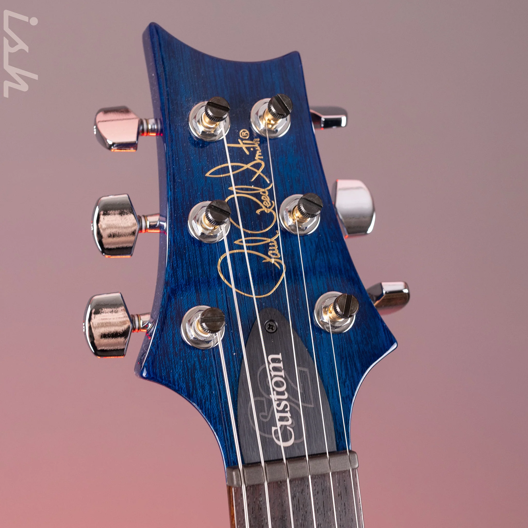 PRS S2 Custom 24 Electric Guitar Faded Gray Black Blue Burst - Image 5