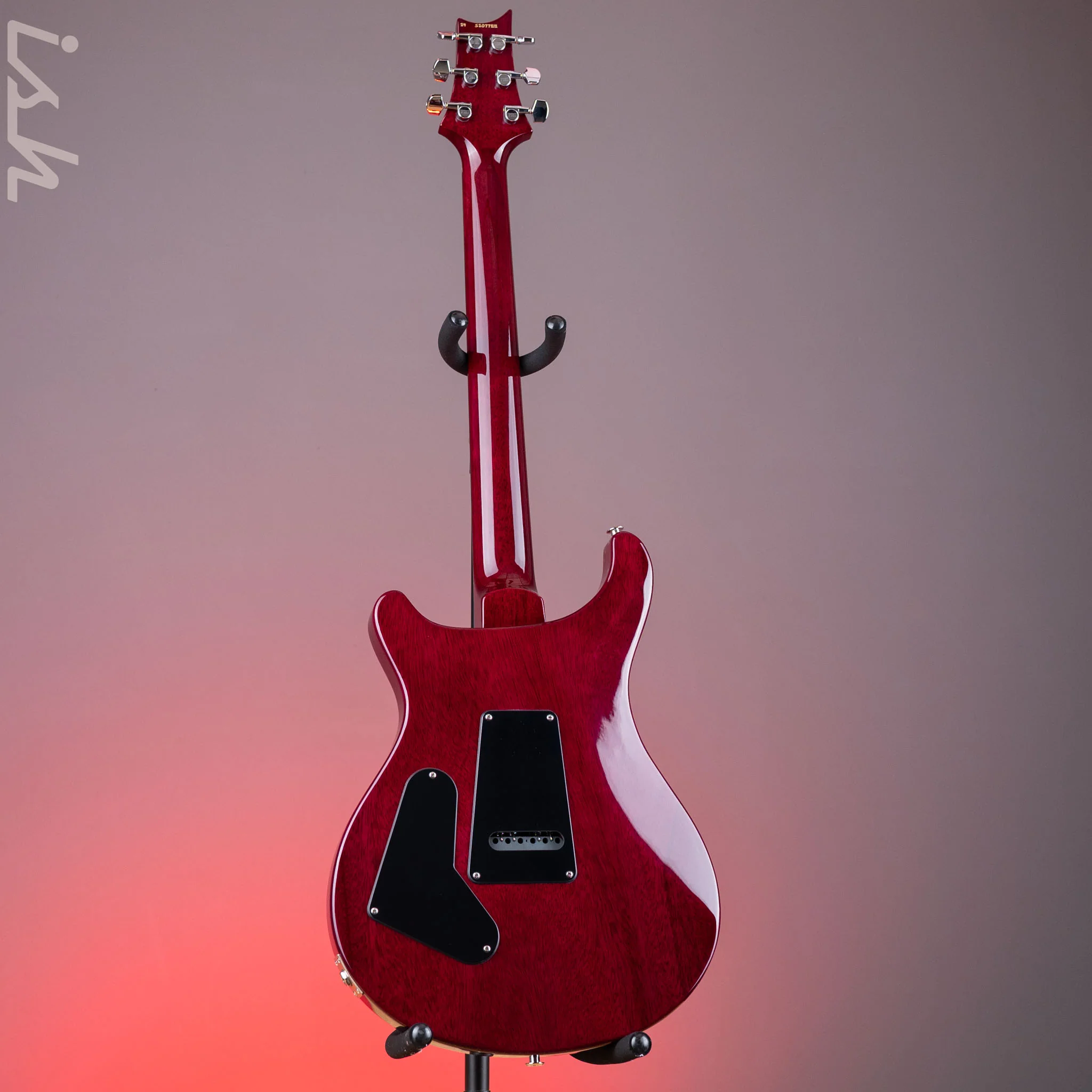 PRS S2 Custom 24 Electric Guitar Faded Gray Black Purple Burst - Image 6