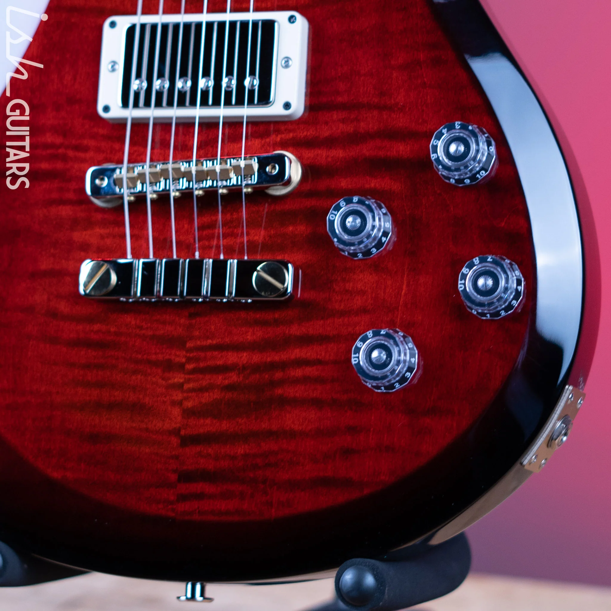 PRS S2 McCarty 594 Electric Guitar Fire Red Smoke Wrap Demo - Image 4