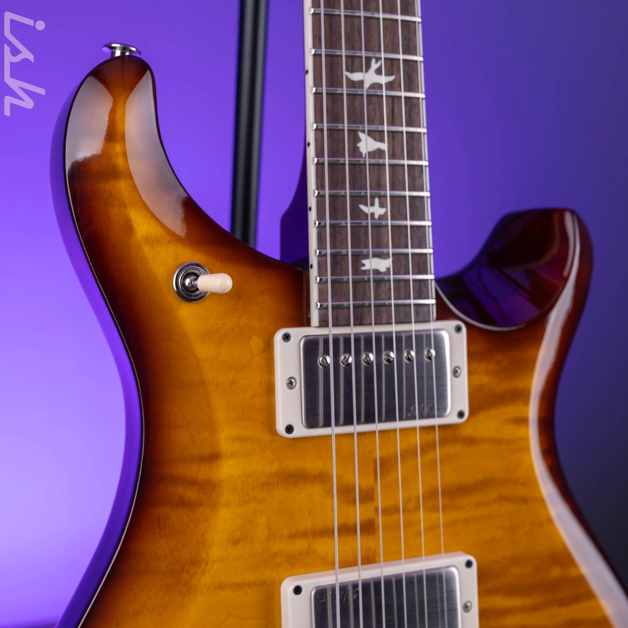 PRS S2 McCarty 594 Electric Guitar Honey Gold Burst - Image 3
