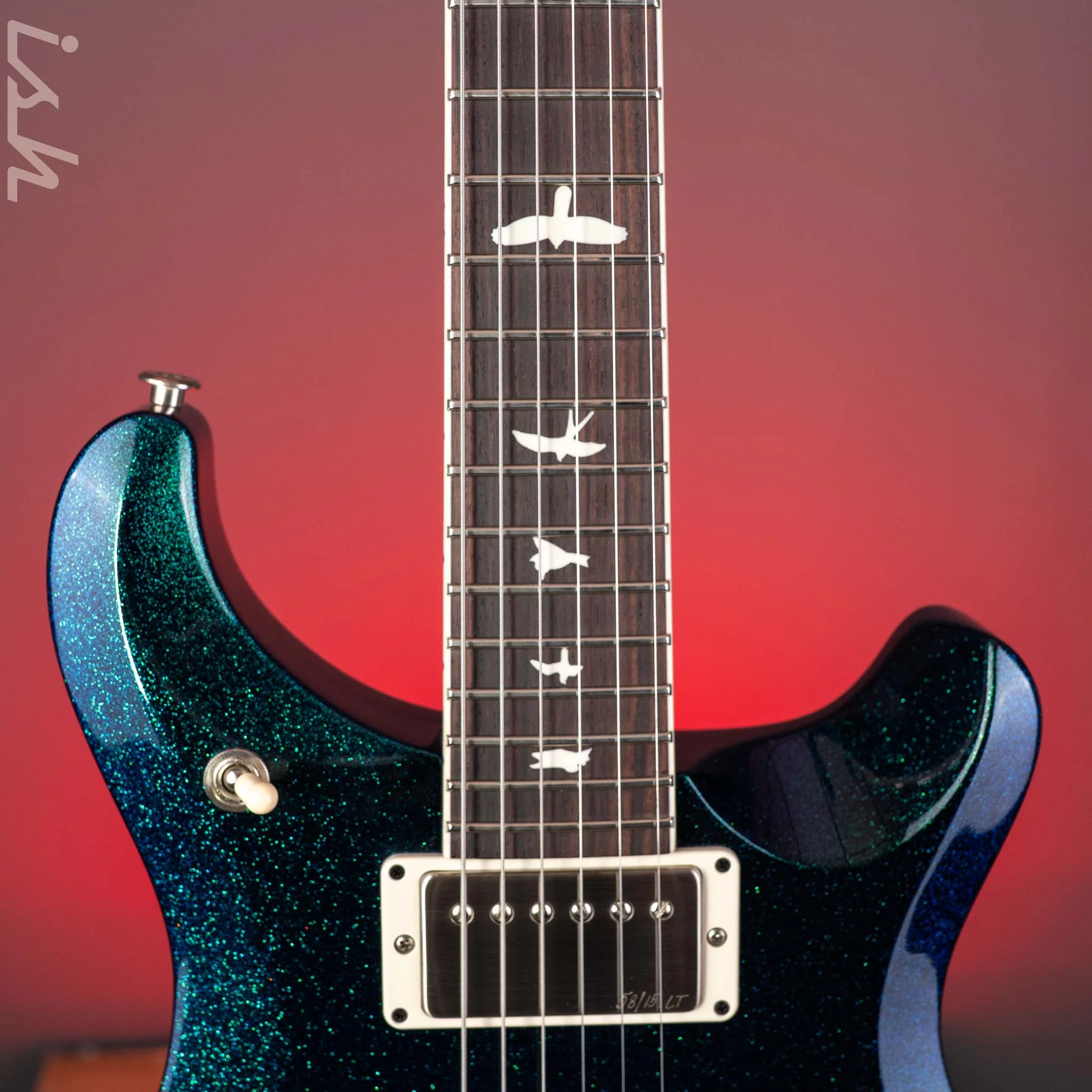 PRS S2 McCarty 594 Green Blue Colorshift Holoflake - Image 6