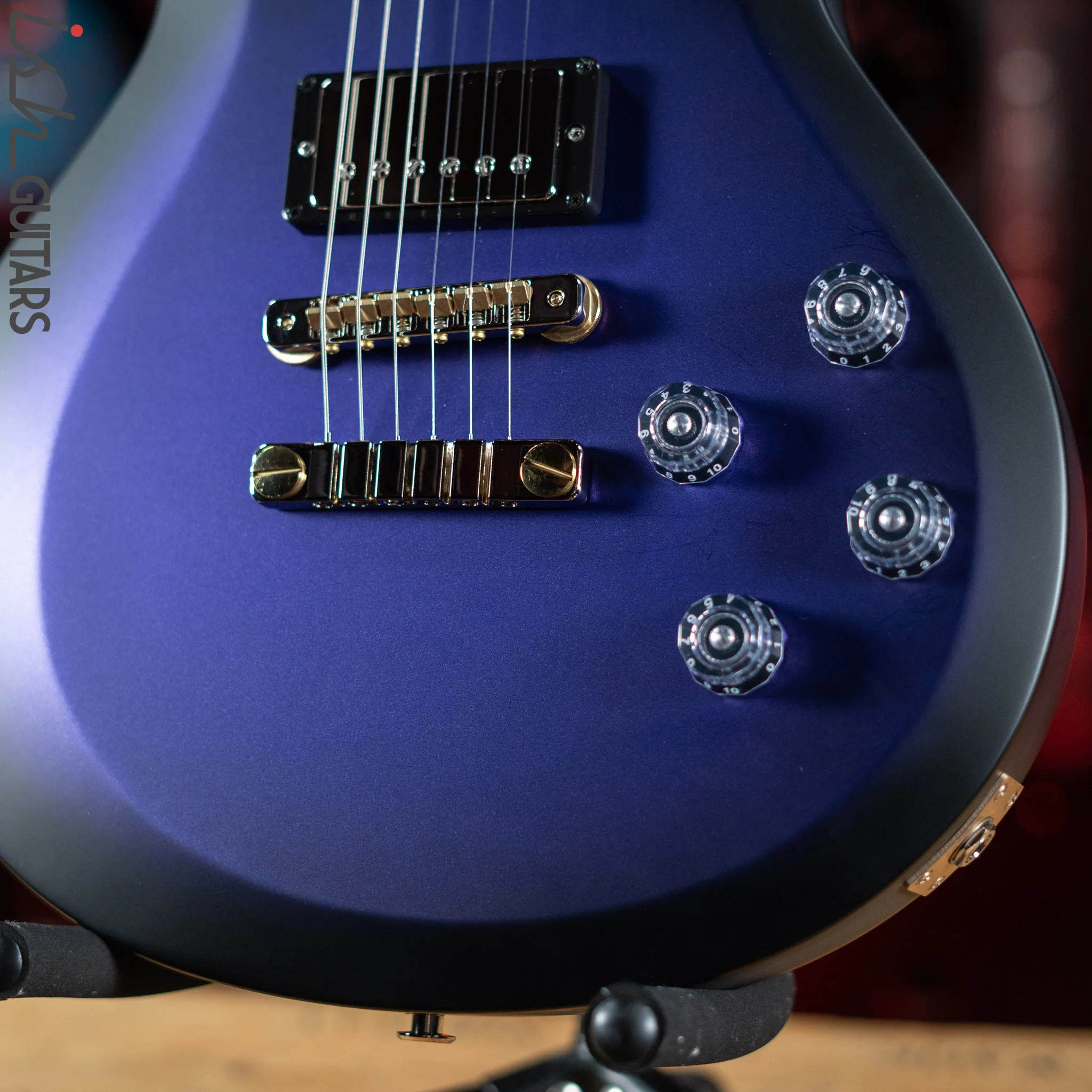 PRS S2 McCarty 594 Singlecut Metallic Purple w/ Black Burst Satin Demo - Image 4