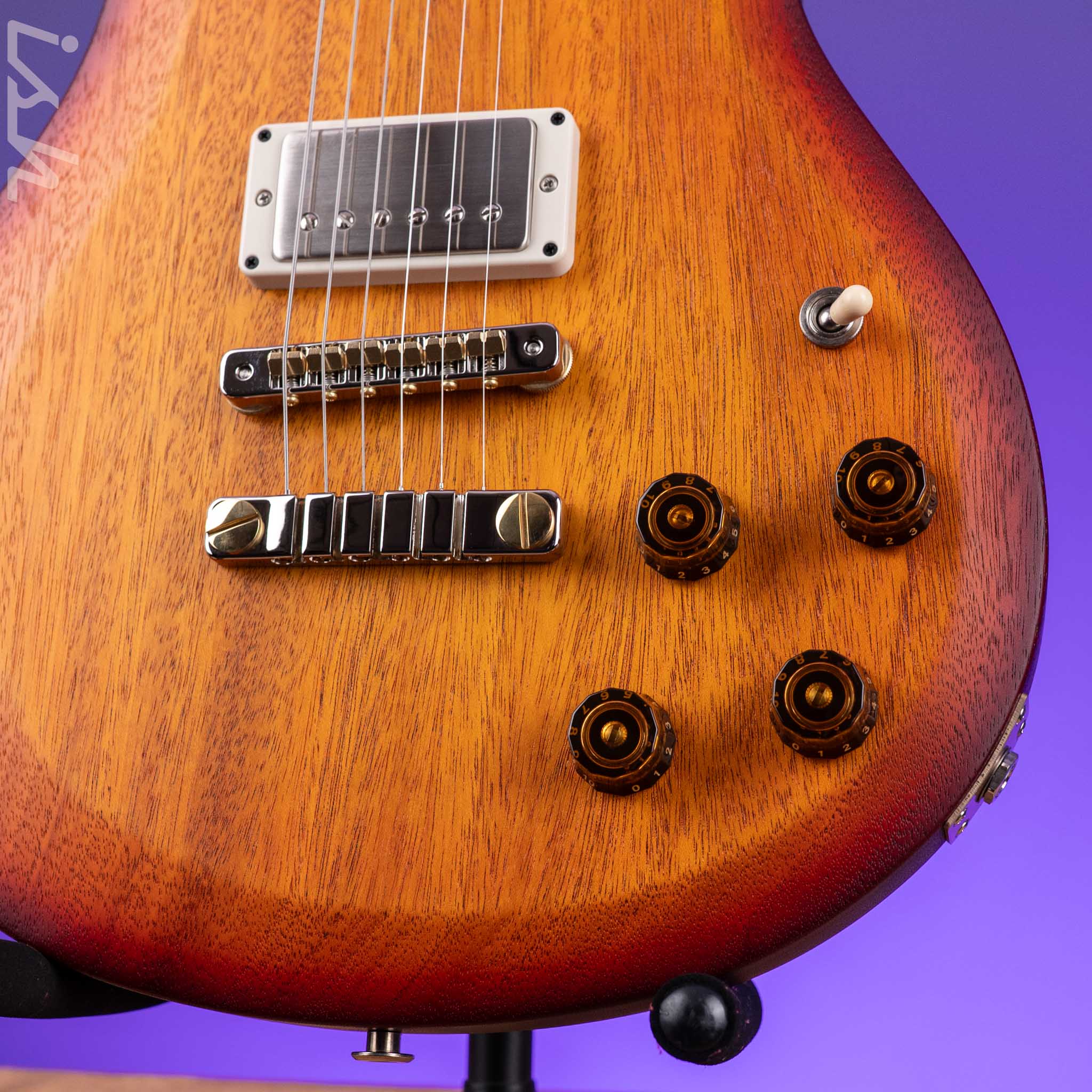 PRS S2 McCarty 594 Thinline Standard Satin Dark Cherry Sunburst *New Color* - Image 5