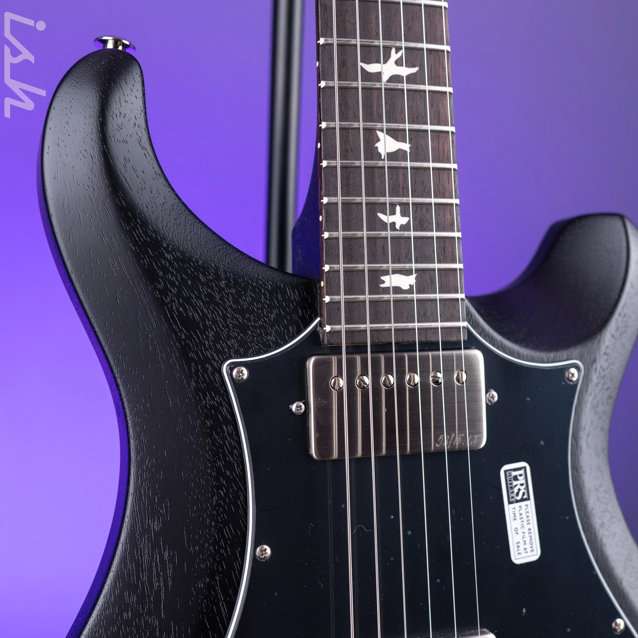 PRS S2 Standard 22 Electric Guitar Satin Charcoal - Image 3