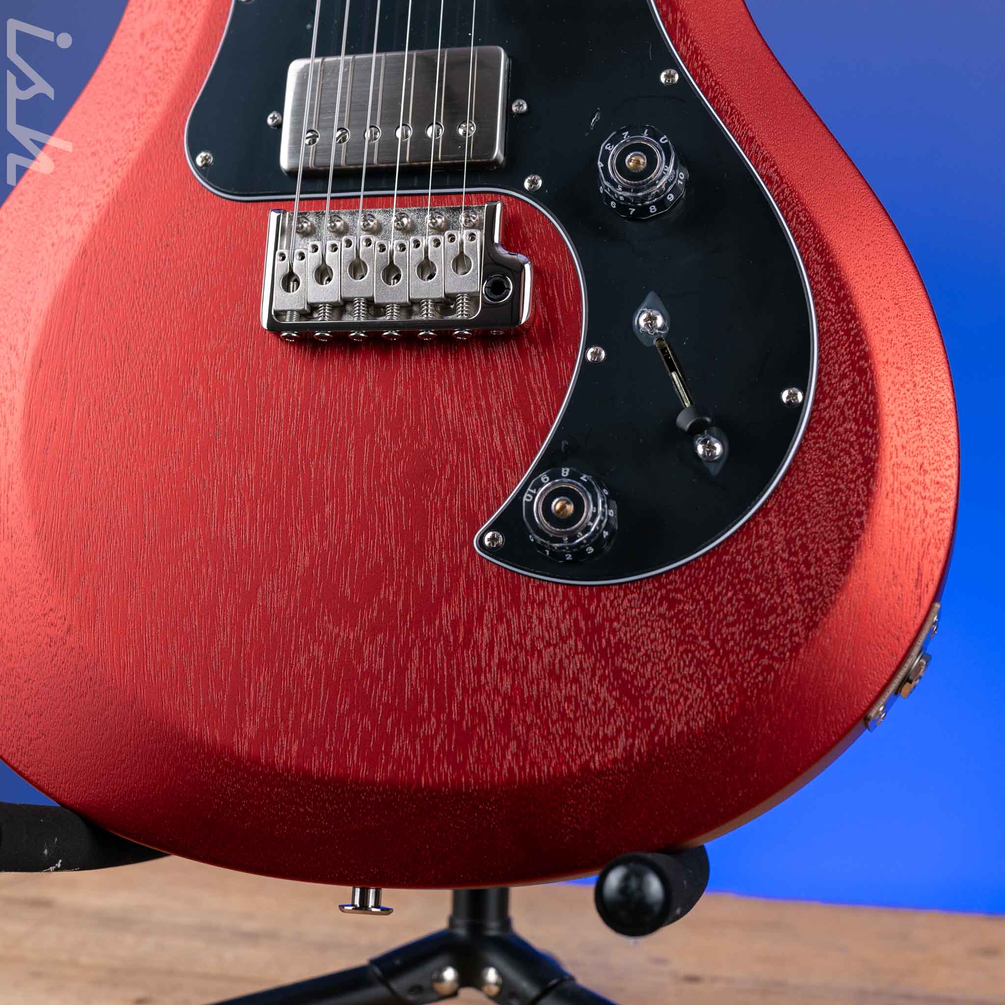 PRS S2 Standard 24 Electric Guitar Satin Red - East Indian Rosewood Fretboard - Image 4