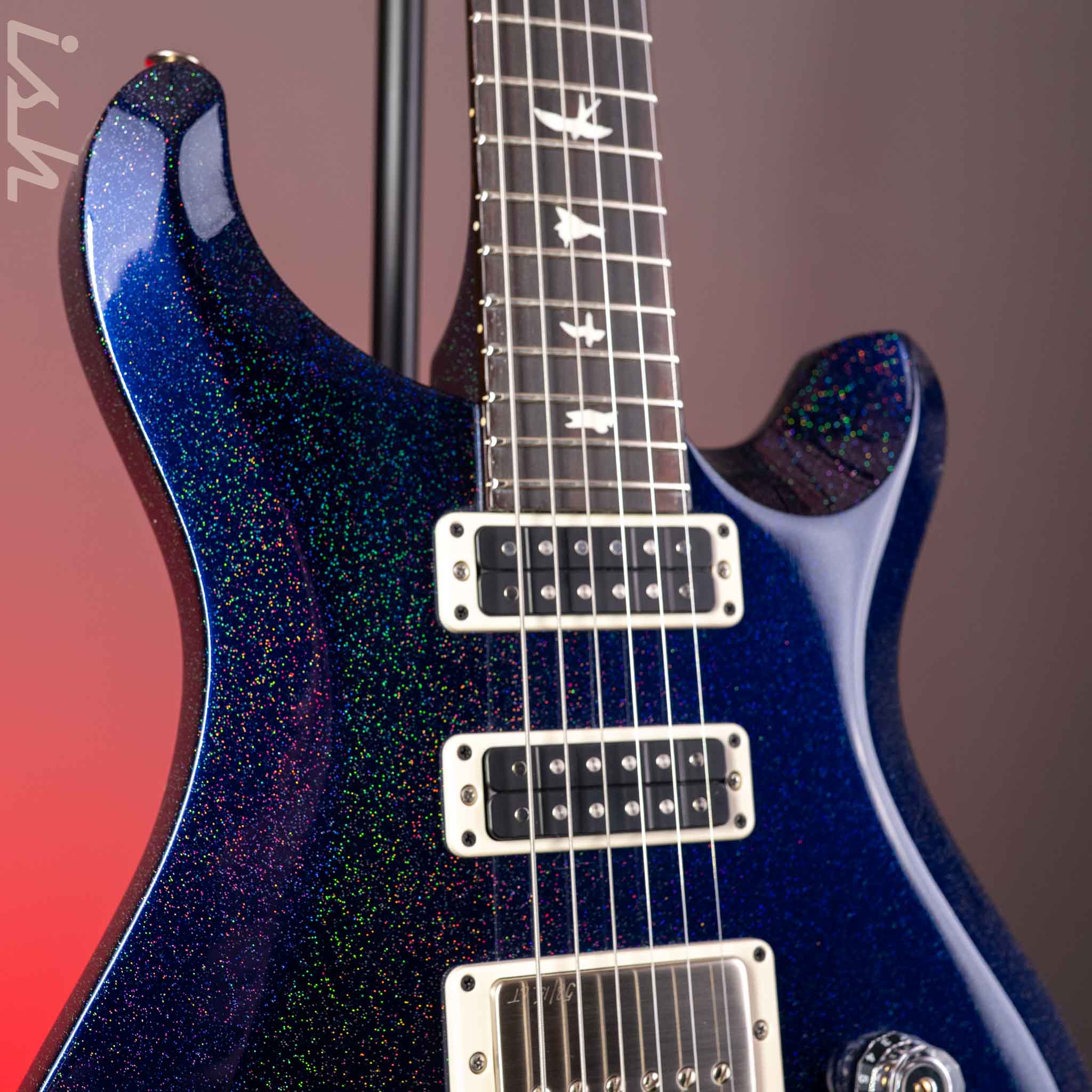 PRS S2 Studio Royal Blue Rainbow Holowflake - Image 4