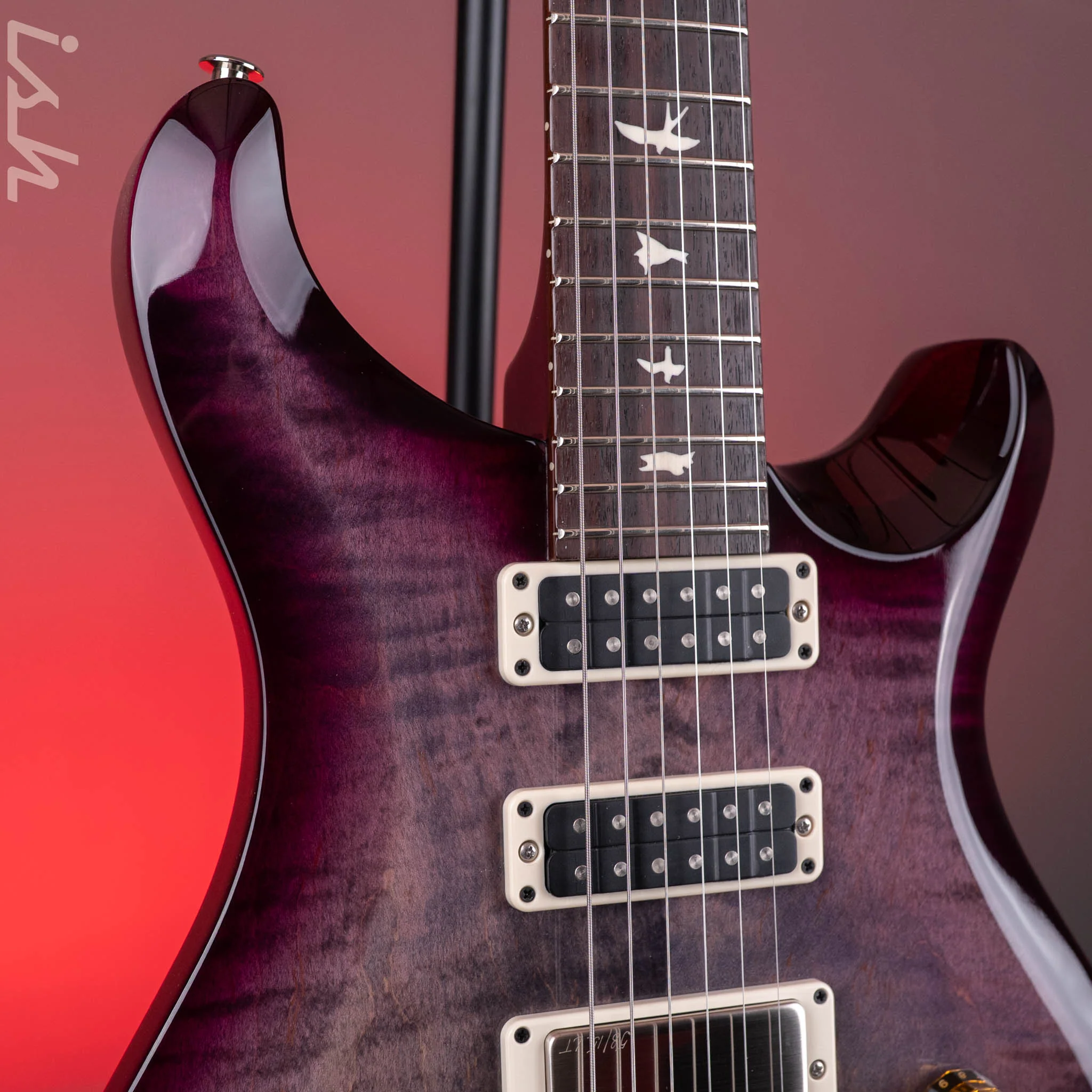 PRS S2 Studio Faded Grey Black Purple Burst - Image 4